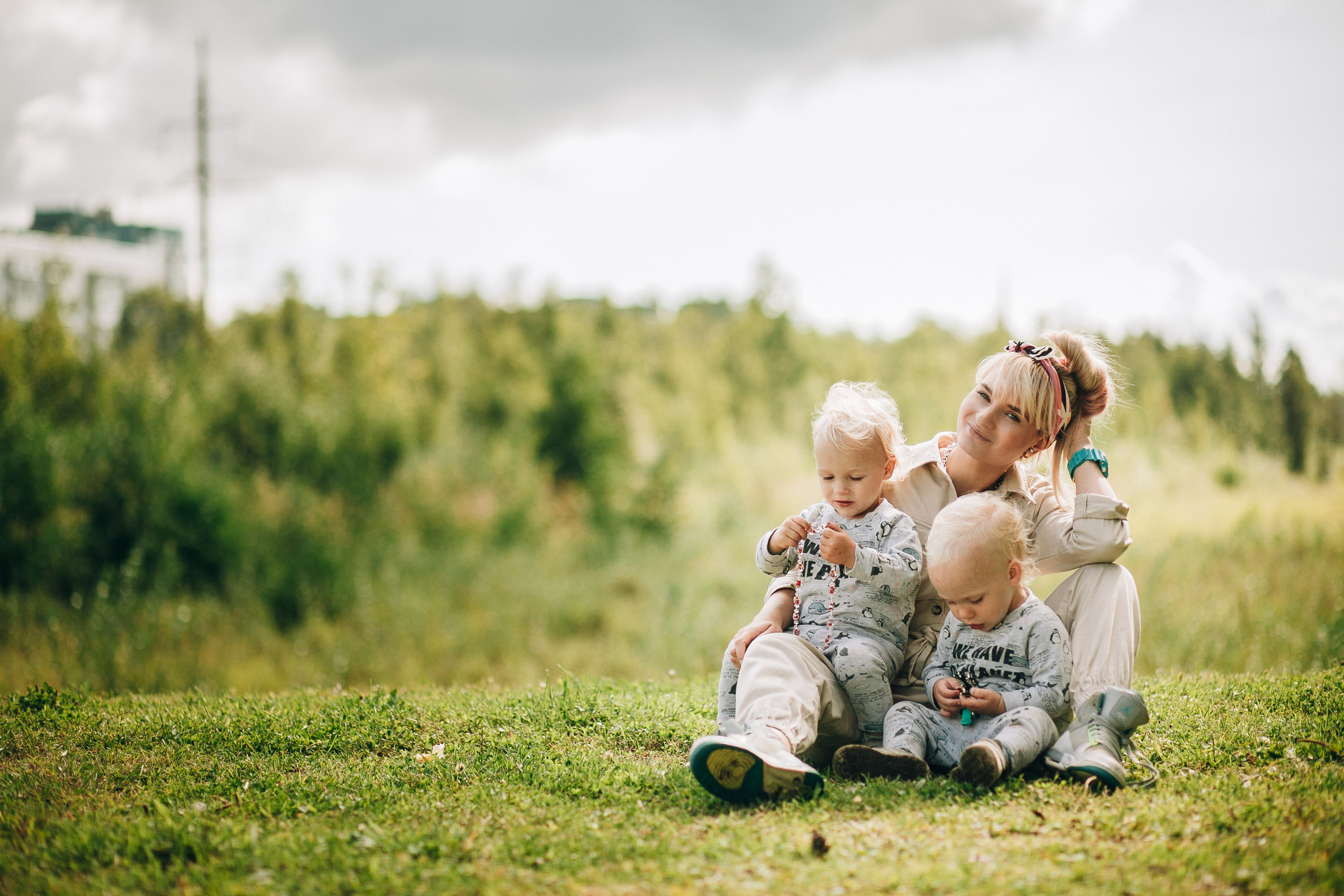Семейная съёмка с детьми. Семейный фотограф, свадебный фотограф, женский портрет в Санкт-Петербу