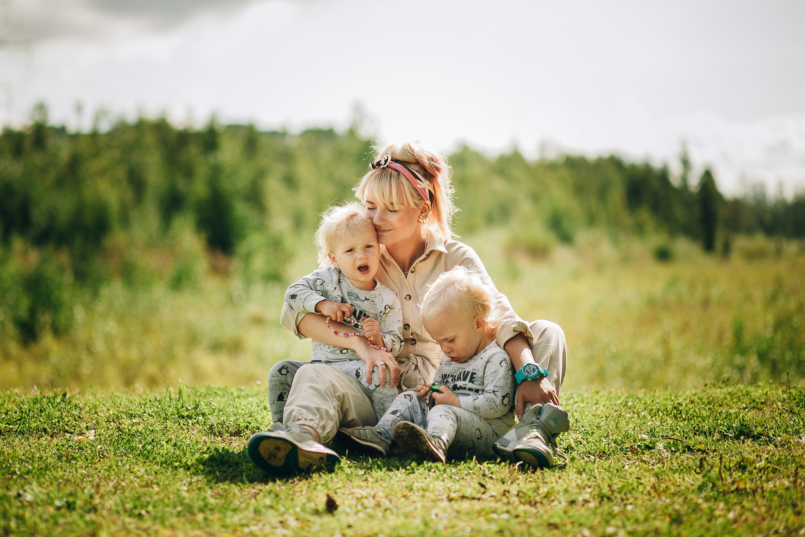 Семейная съёмка с детьми. Семейный фотограф, свадебный фотограф, женский портрет в Санкт-Петербу