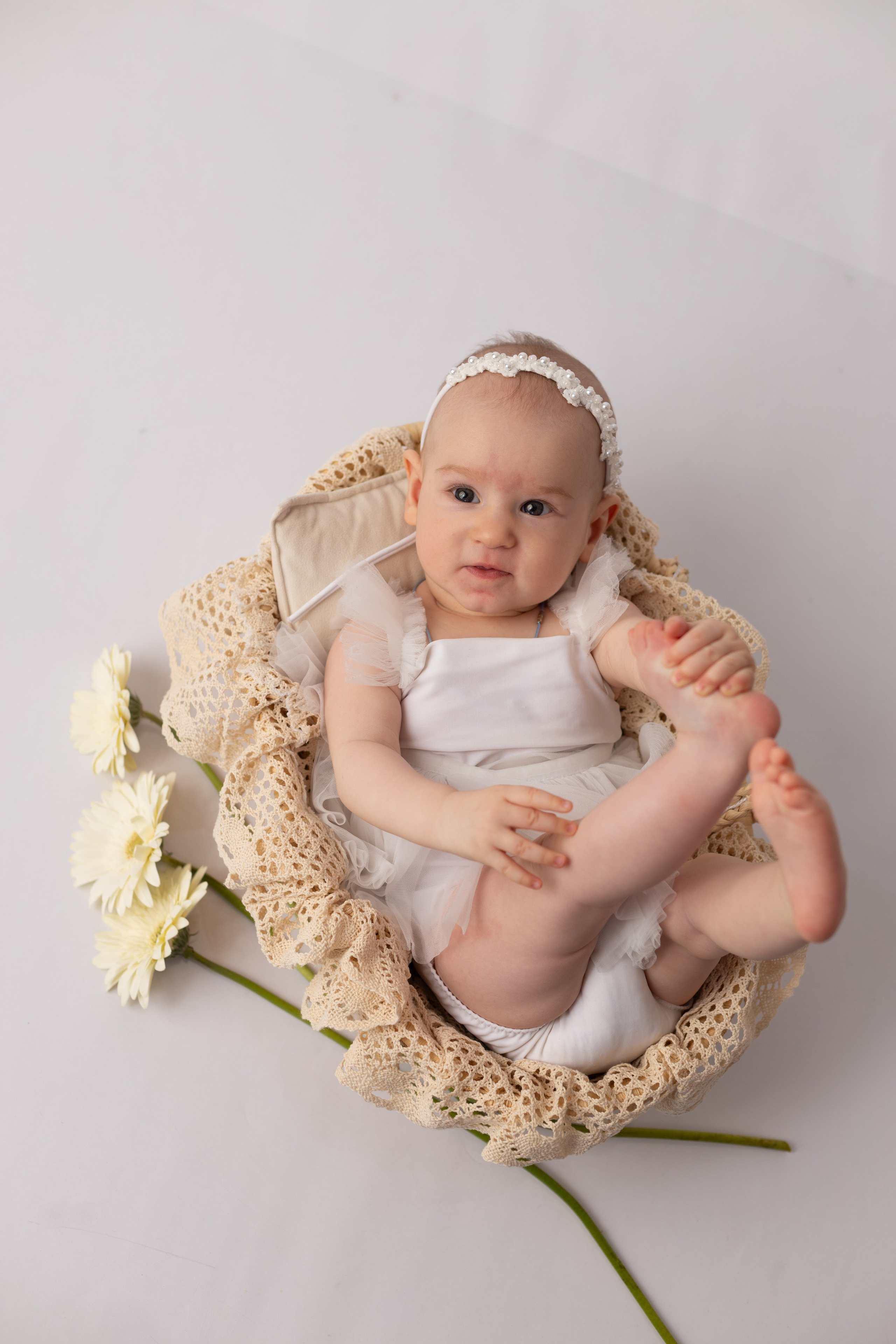 Софья 6 месяцев. Фотограф новорожденных и детей до 18 месяцев в Уфе Эльвина