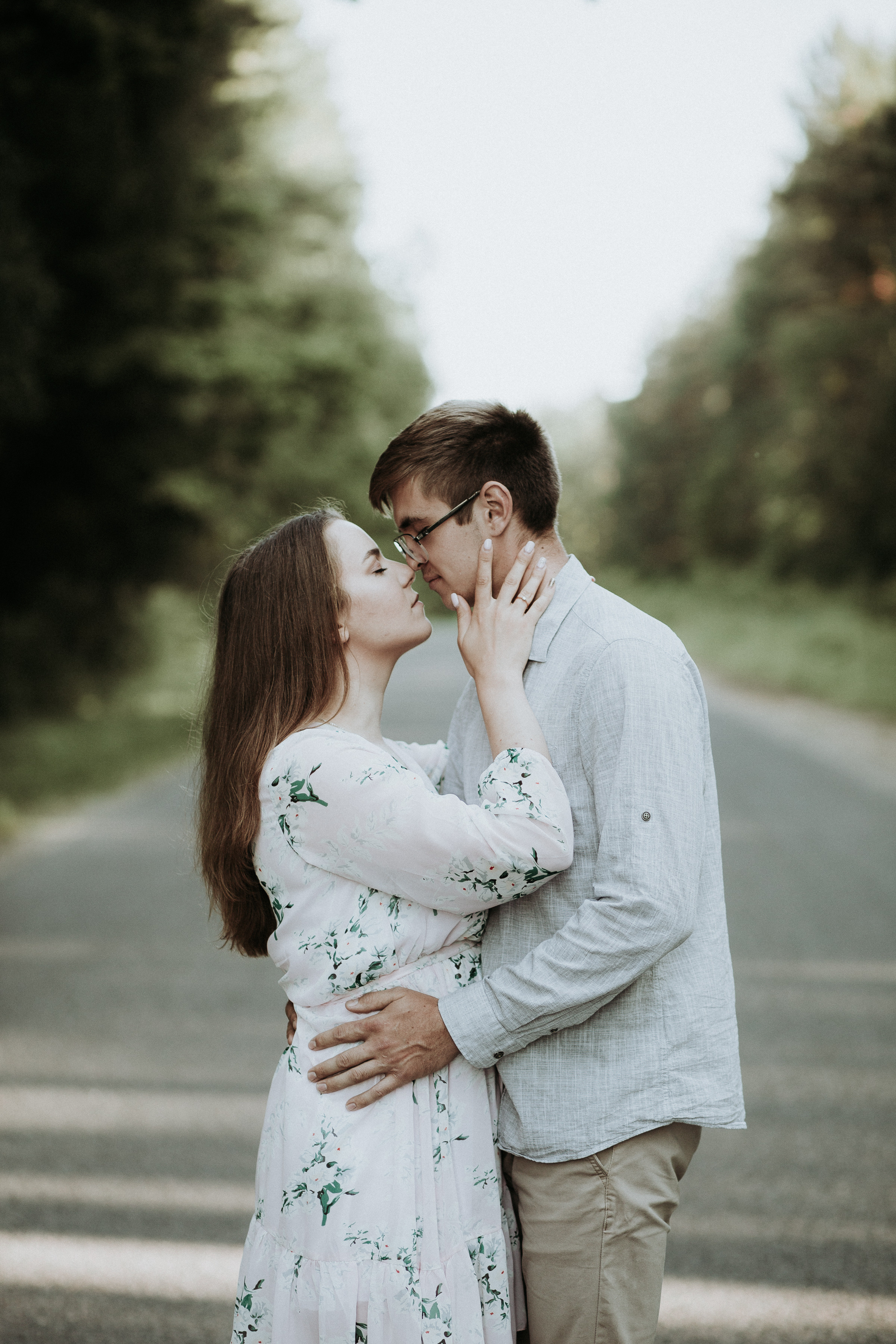Предсвадебная фотосессия Поцелуй