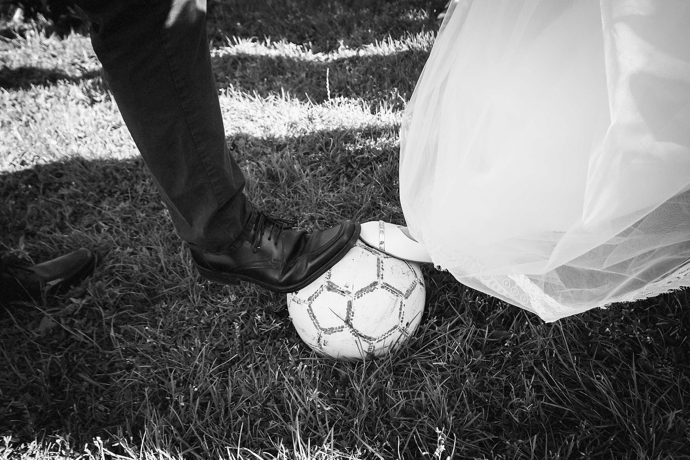 Piłka nożna na weselu