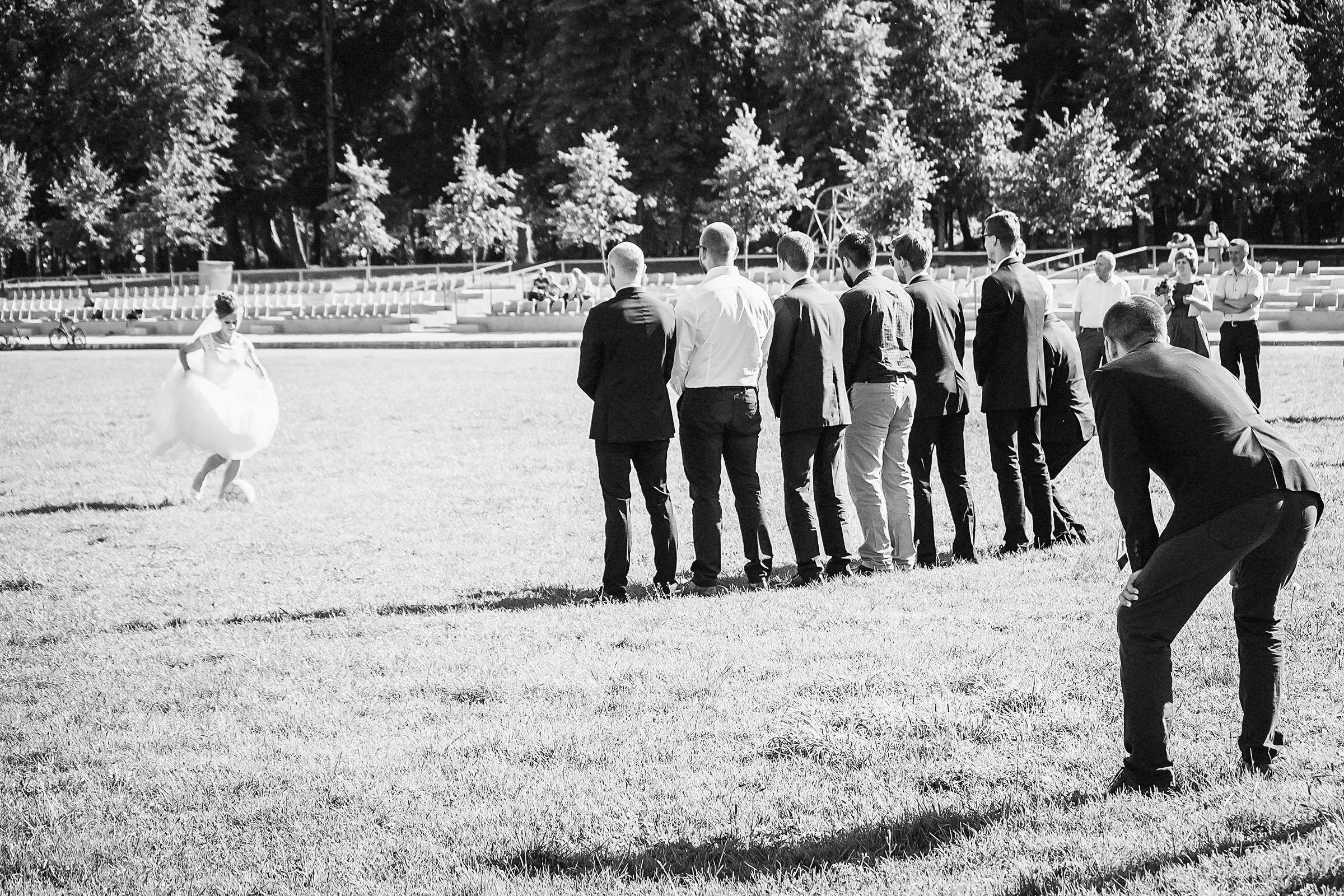 Удар мячом по воротам