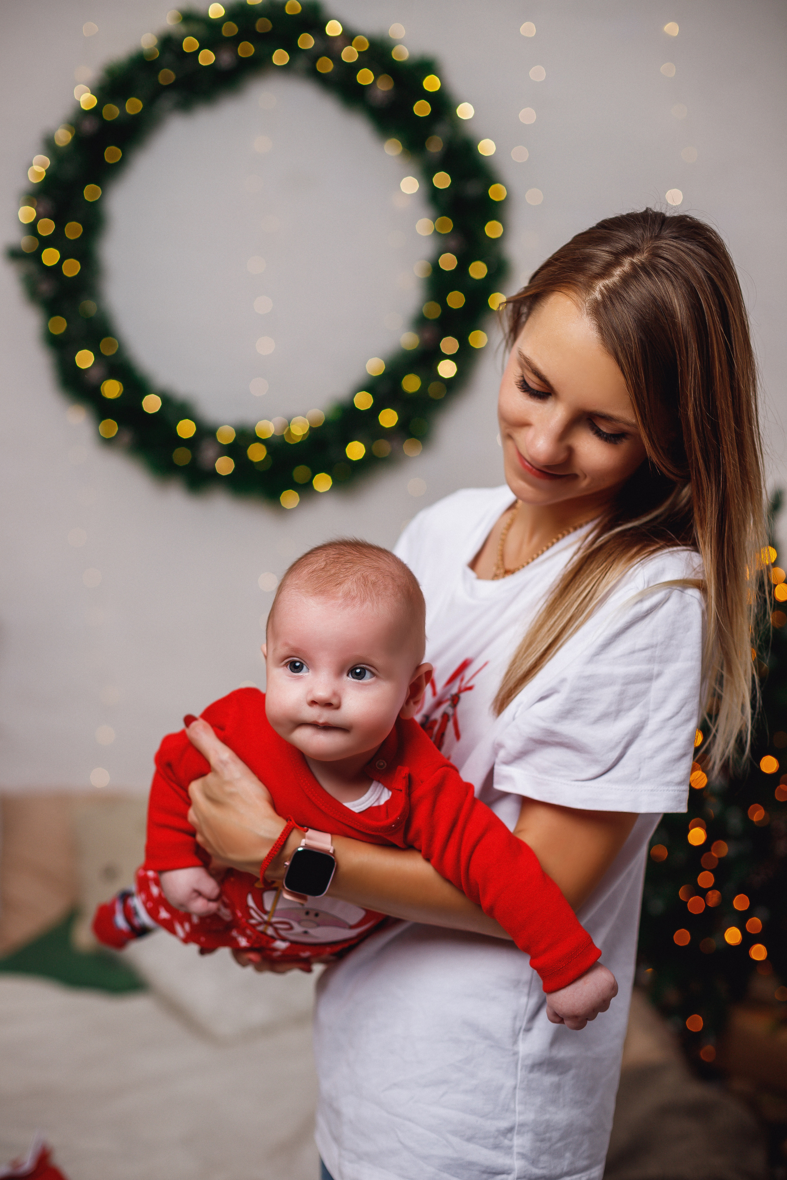 Новогодняя фотосъемка Волковыск На руках матери