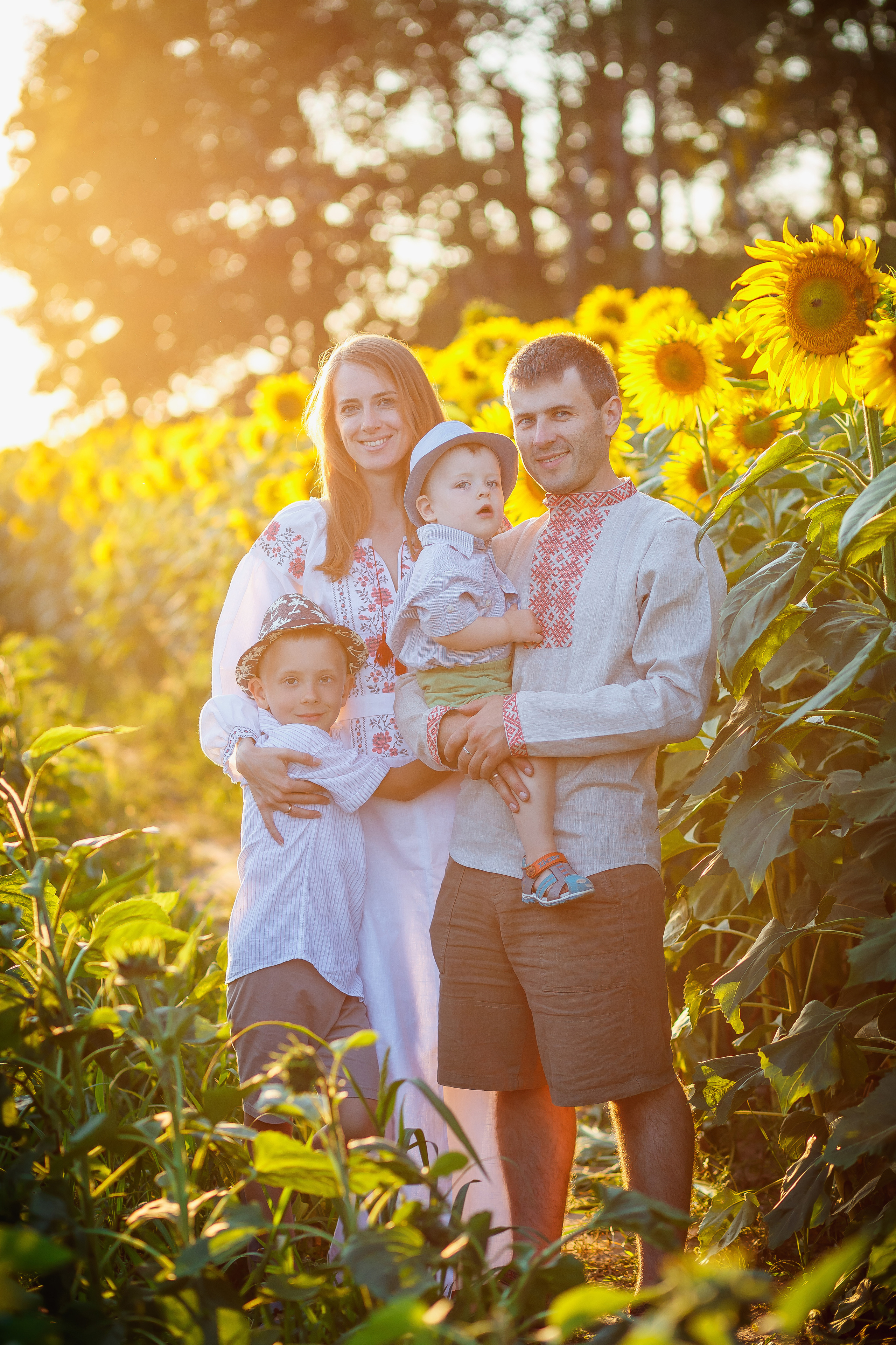 Sesja w słonecznikach