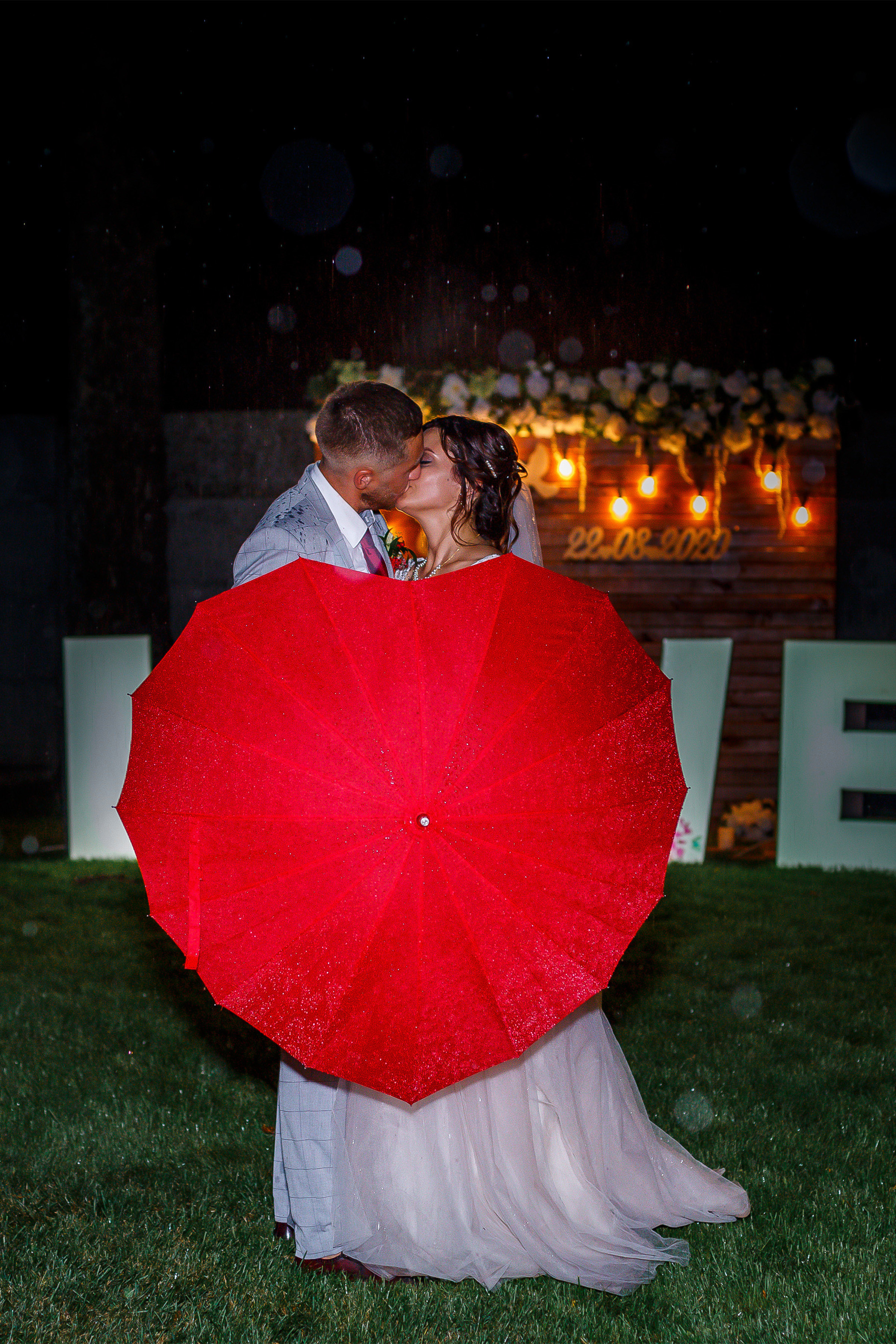 Parasol w kształcie serca