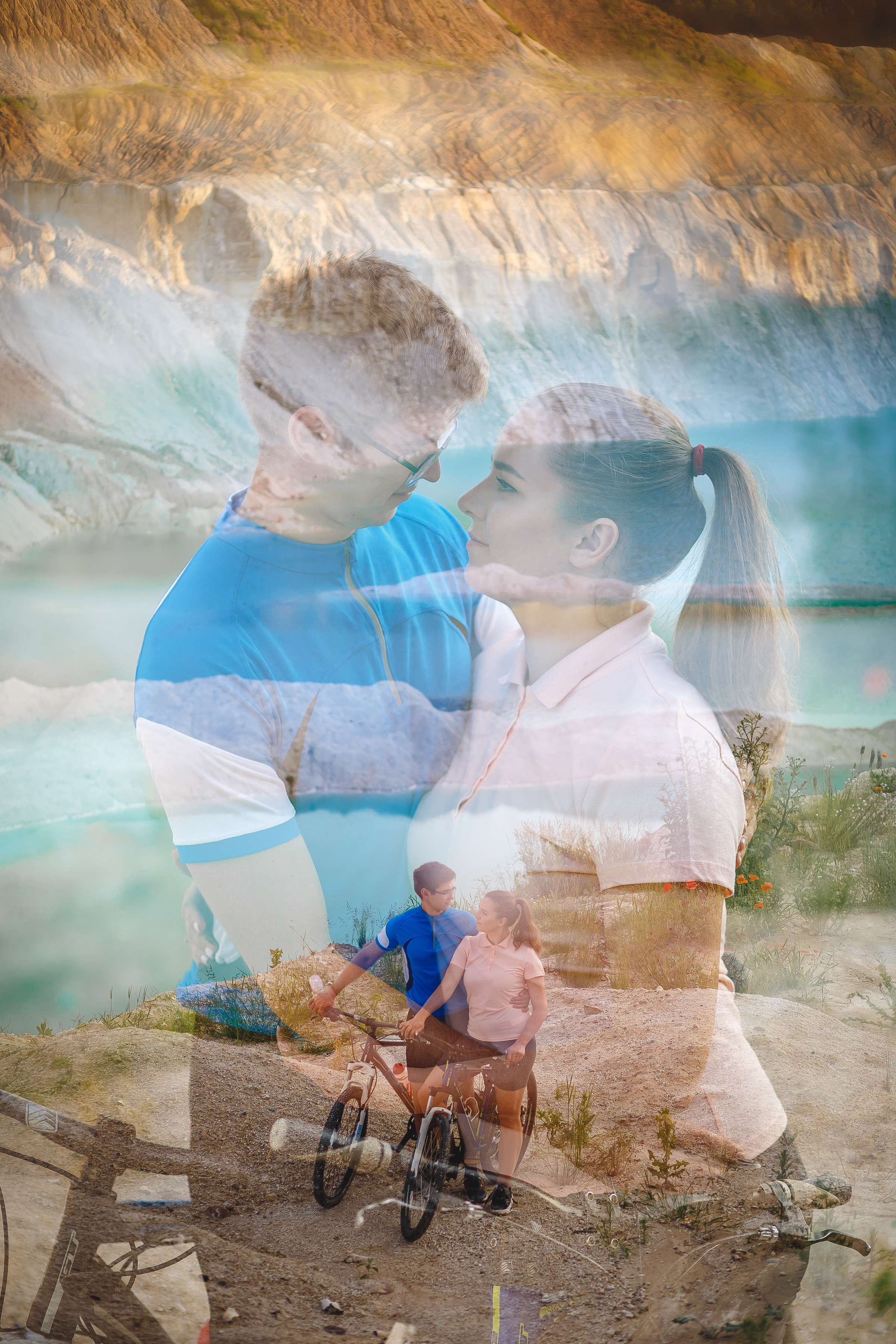 Фотосессия Love story Меловые карьеры