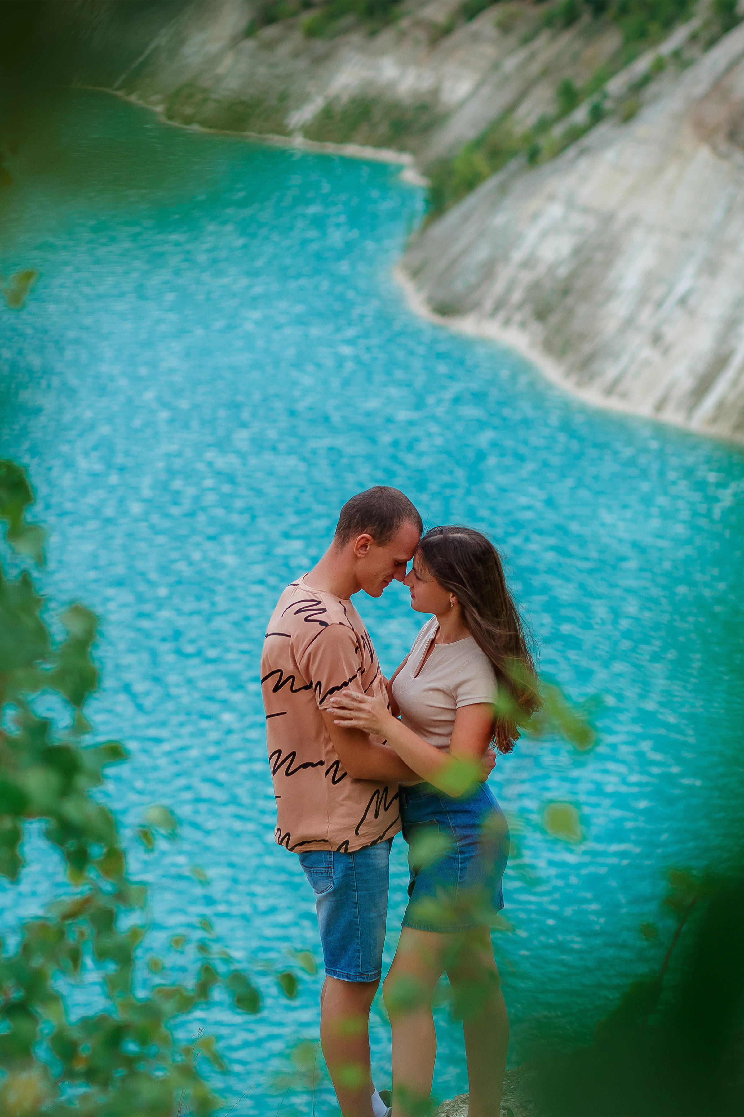 Предсвадебная фотосессия Меловые карьеры