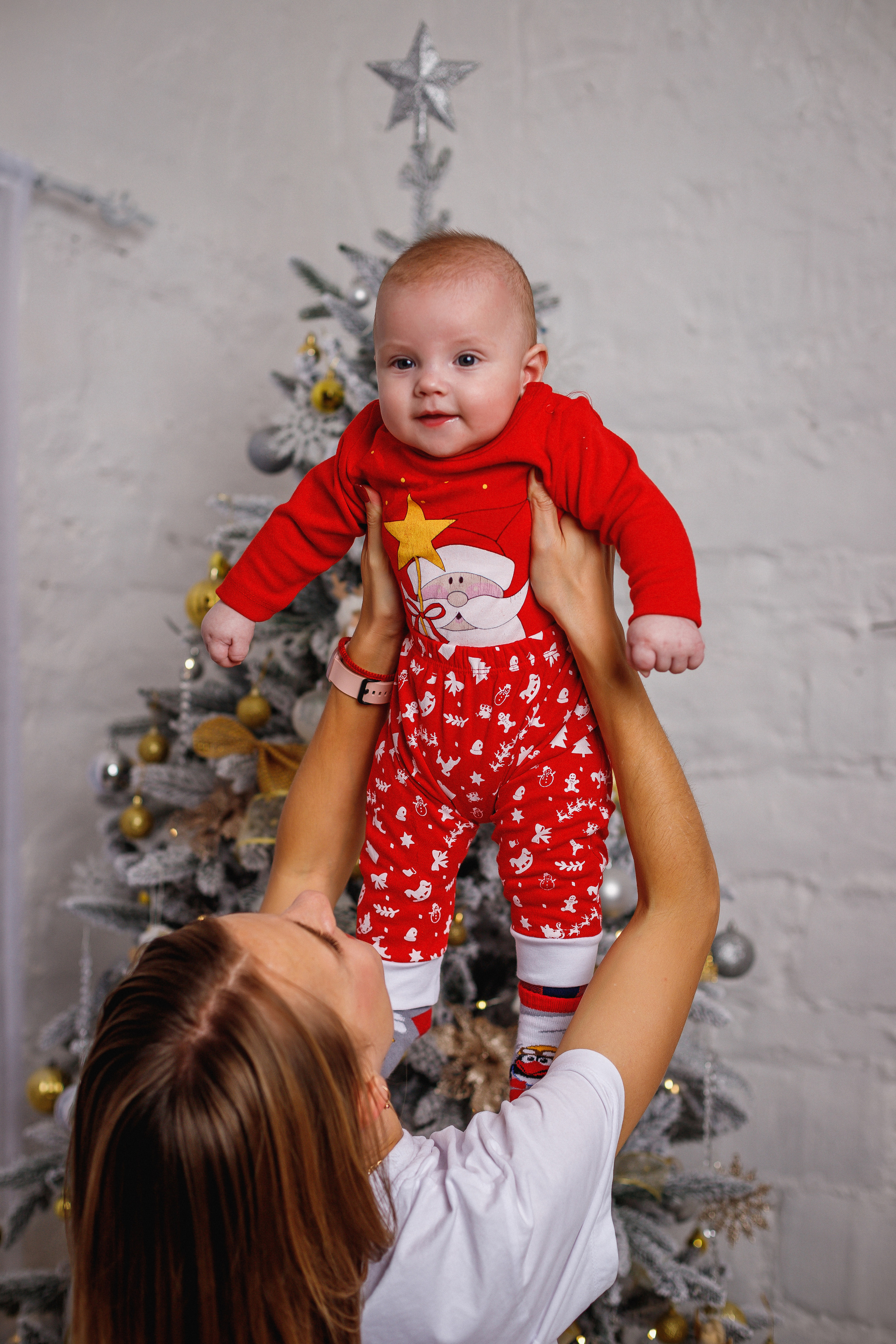 Новогодняя фотосессия в студии Долгожданный сынок