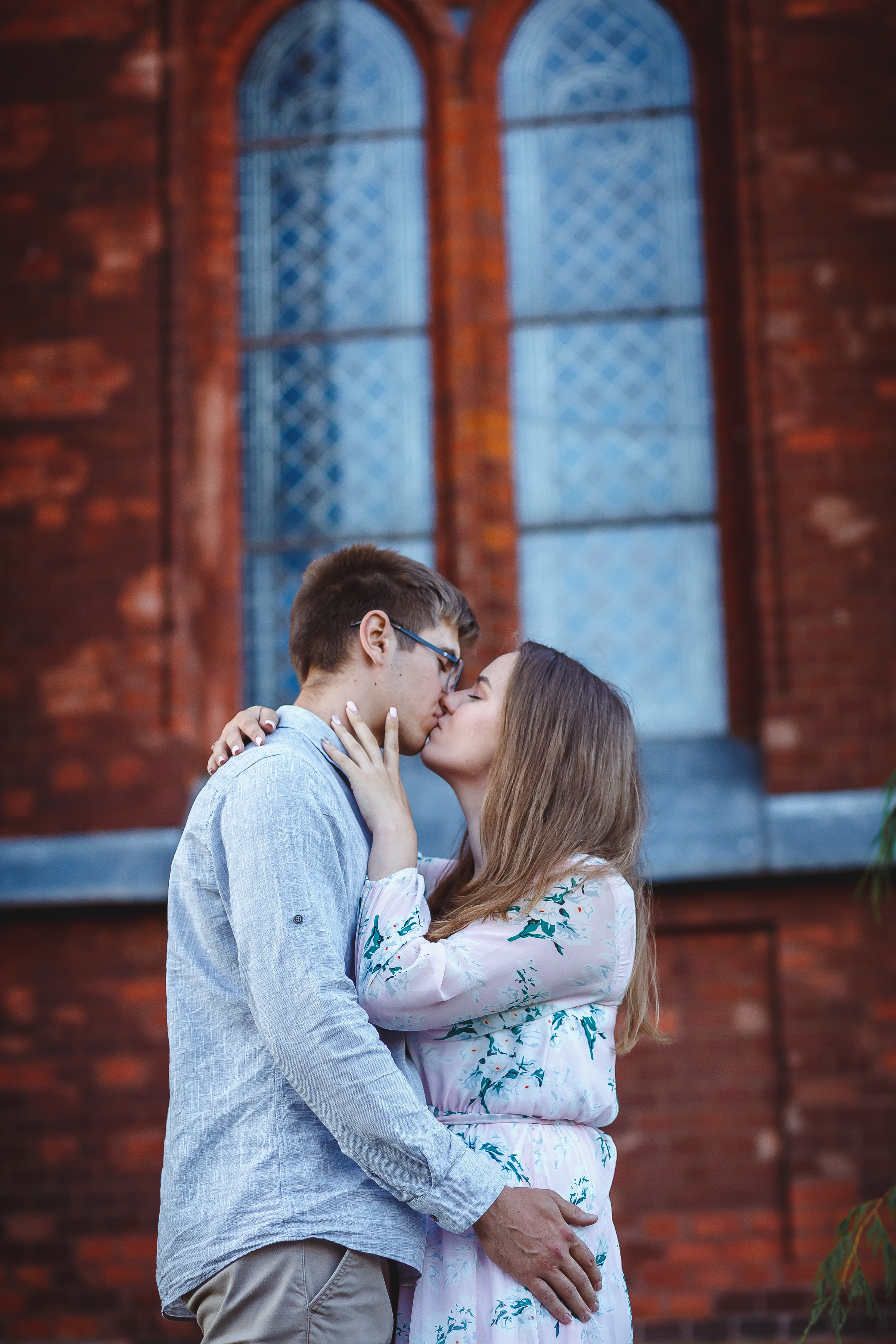 Предсвадебная фотосессия Нежный поцелуй