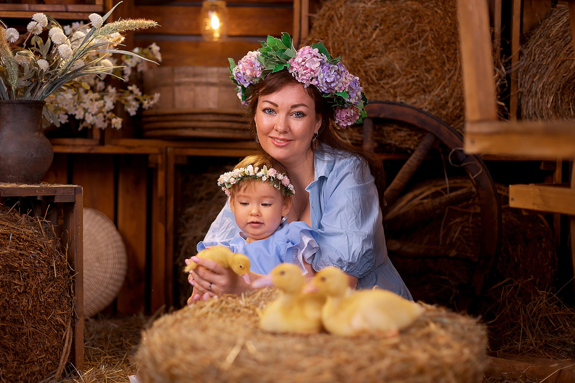 мама и дочка