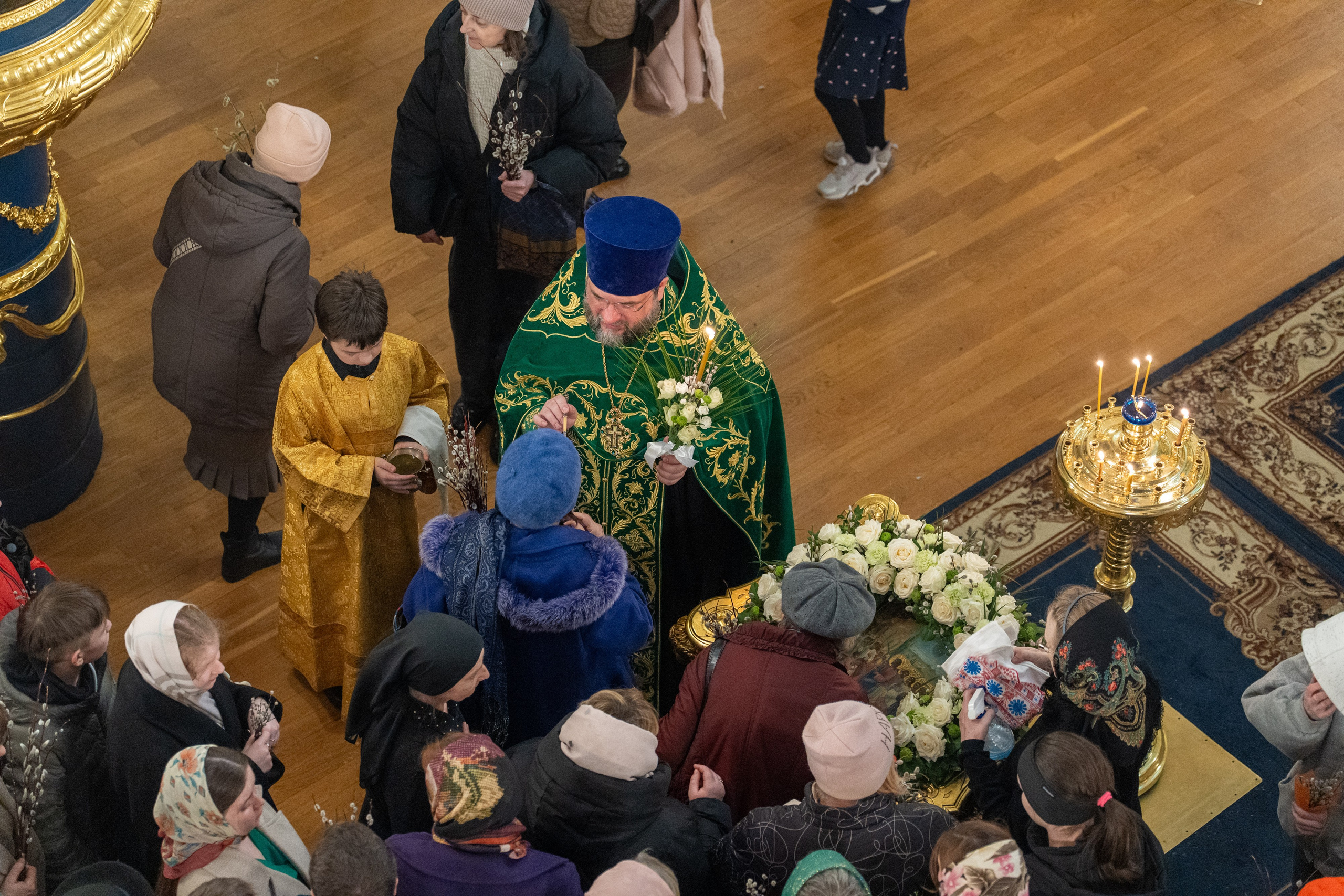 Суббота 6-й седмицы, ваий. Лазарева суббота. Воскрешение прав. Лазаря. НИКОЛО-БОГОЯВЛЕНСКИЙ МОРСКОЙ СОБОР