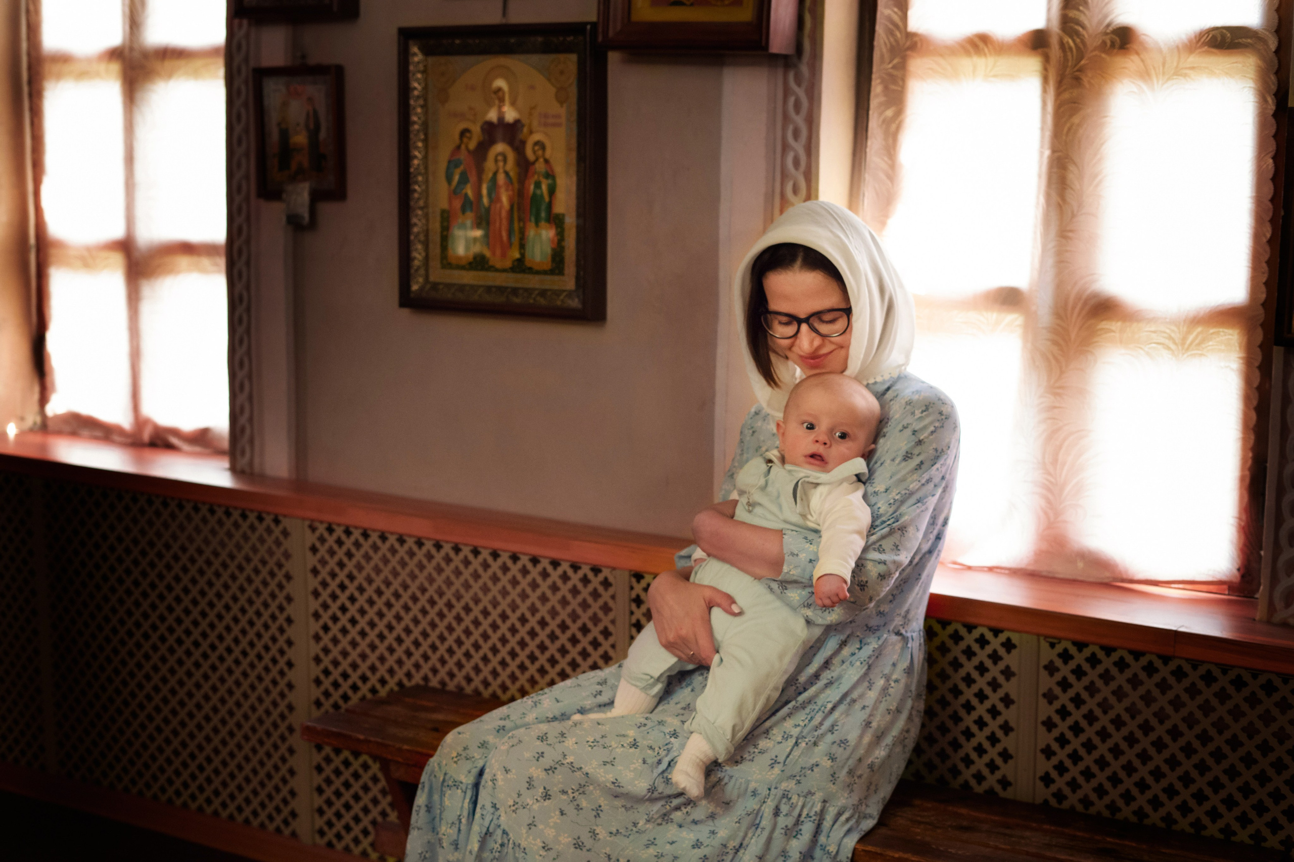 КРЕЩЕНИЕ. Фотограф новорожденных Ликина Анна в Москве, Раменском, Бронницах, Вос