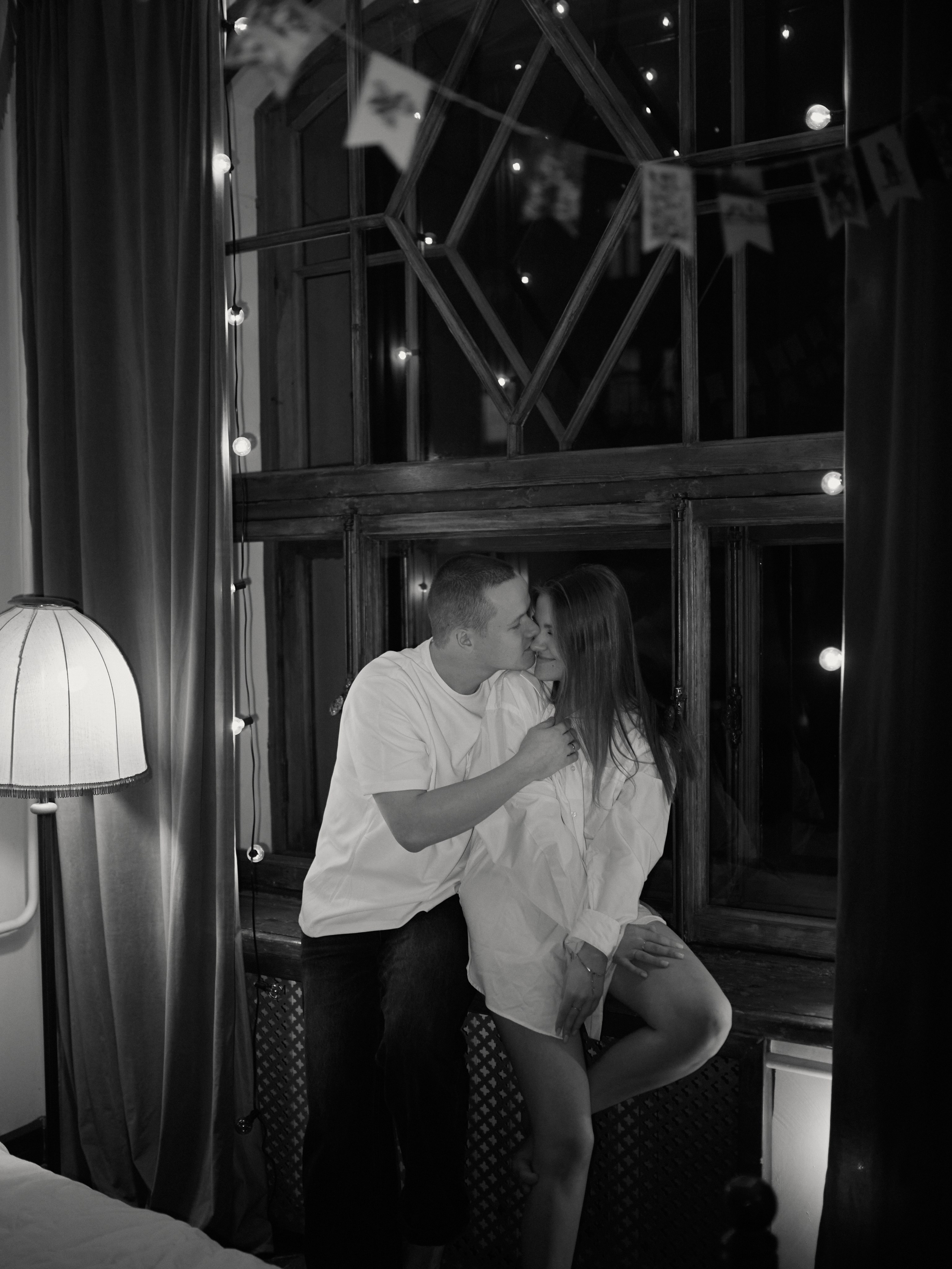 Подарок на годовщину — новогодняя съемка. Фотограф СПБ Засорина Юлия