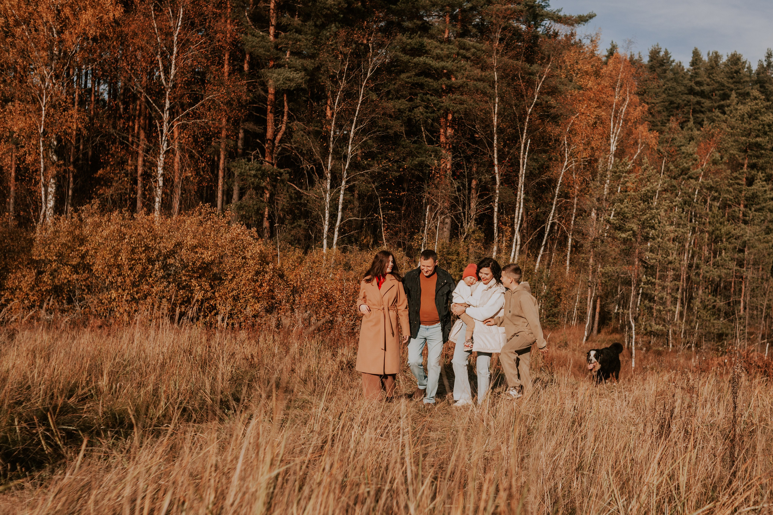Осенняя прогулка — Фотосессия в осенних красках. Семейный фотограф во Всеволожске и Санкт-Петербурге Юлия Капустина