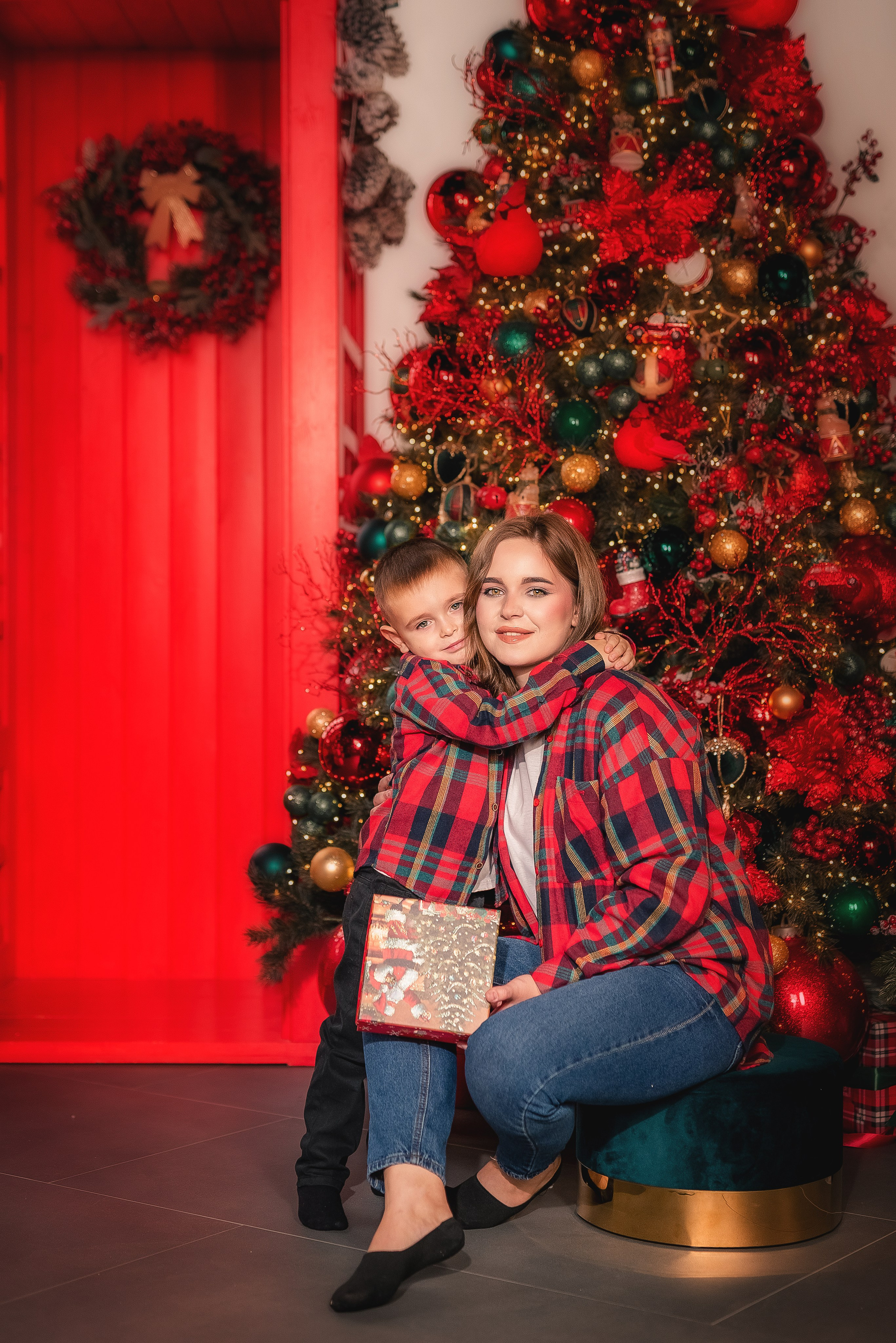 Новогодние открытки. Семейный, детский фотограф в Воронеже Анна Никитина