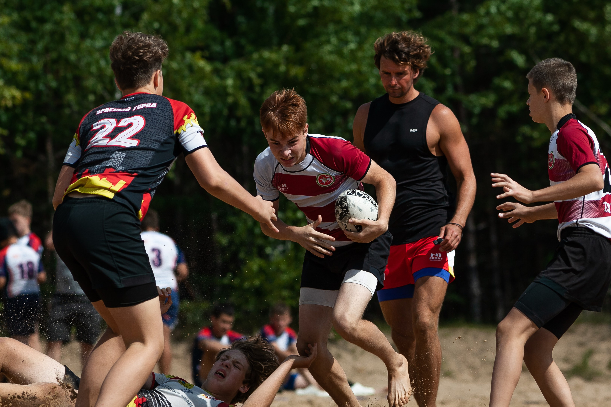 «Кубок «Молота» по пляжному Регби. Фотография