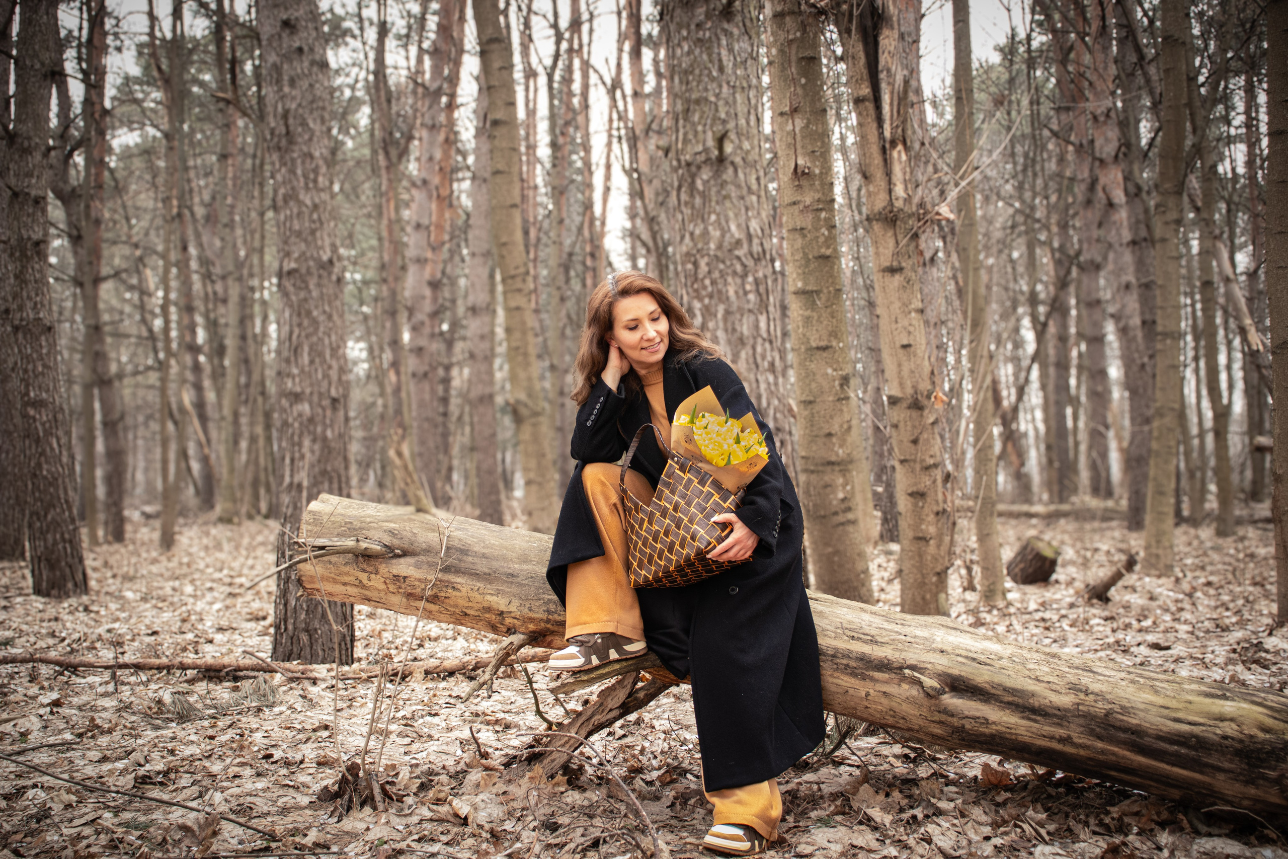 Фотографии с жёлтыми цветами Наталья и тюльпаны