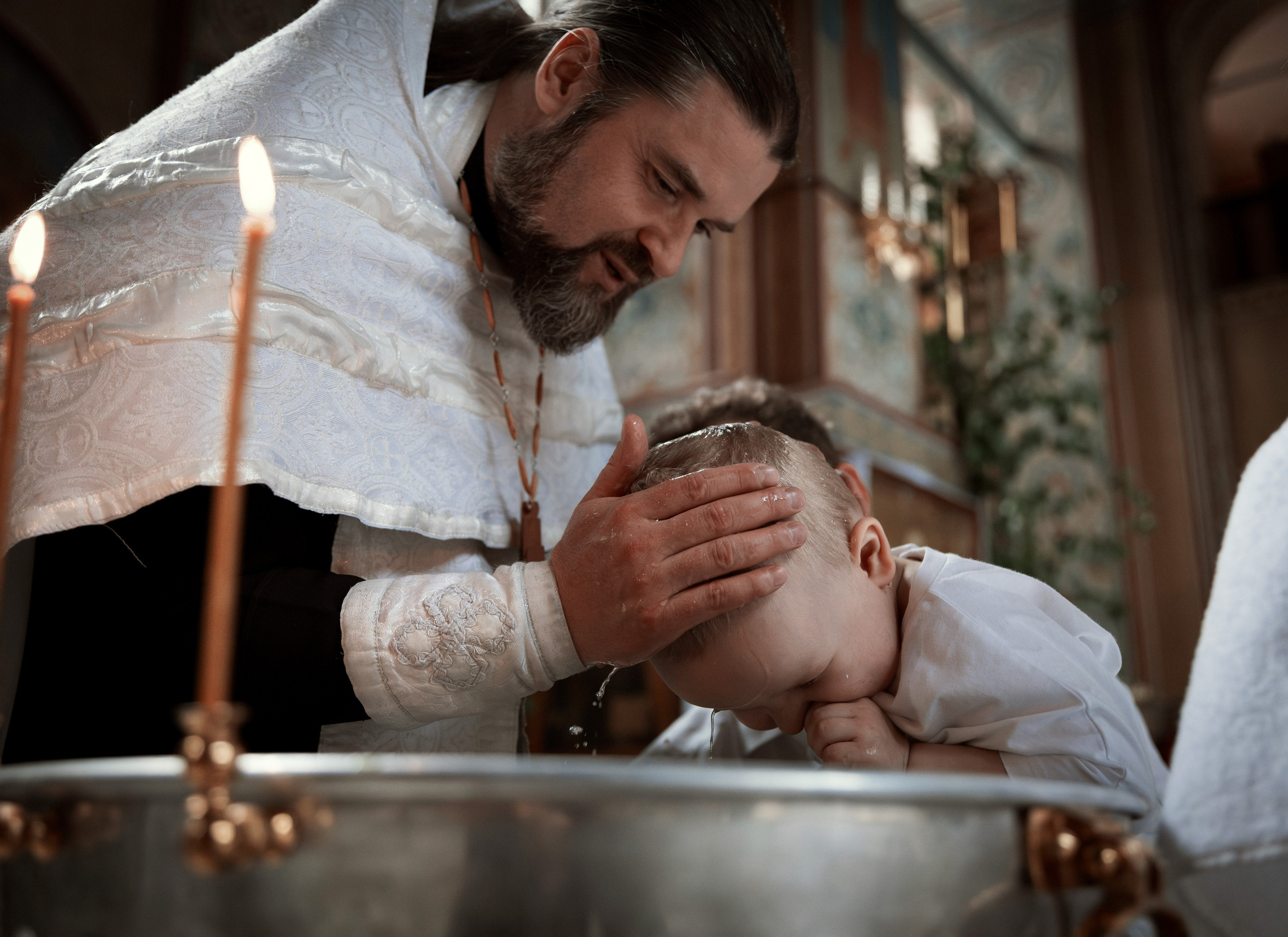 Крещение Макара. ТОП Фотограф на Крещение и Венчание Железногорск Алексей Мещеряков