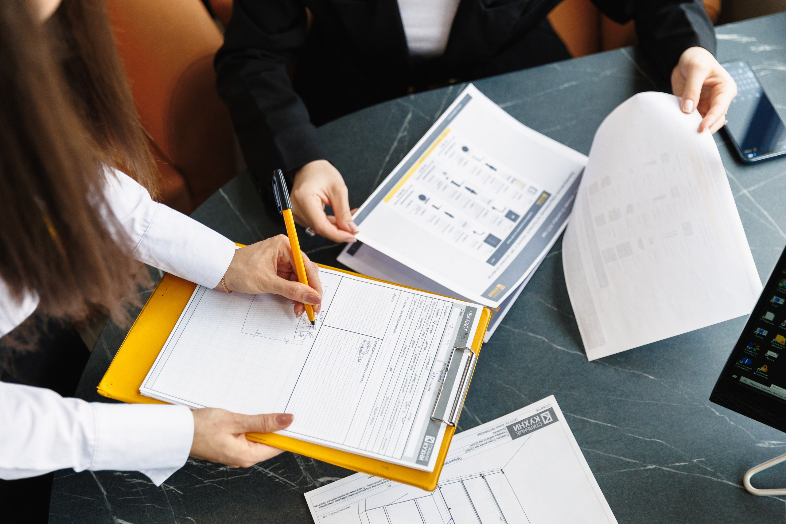 The company's exhibition center Stylish kitchens and interiors. Commercial photographer | Anton Ermakov