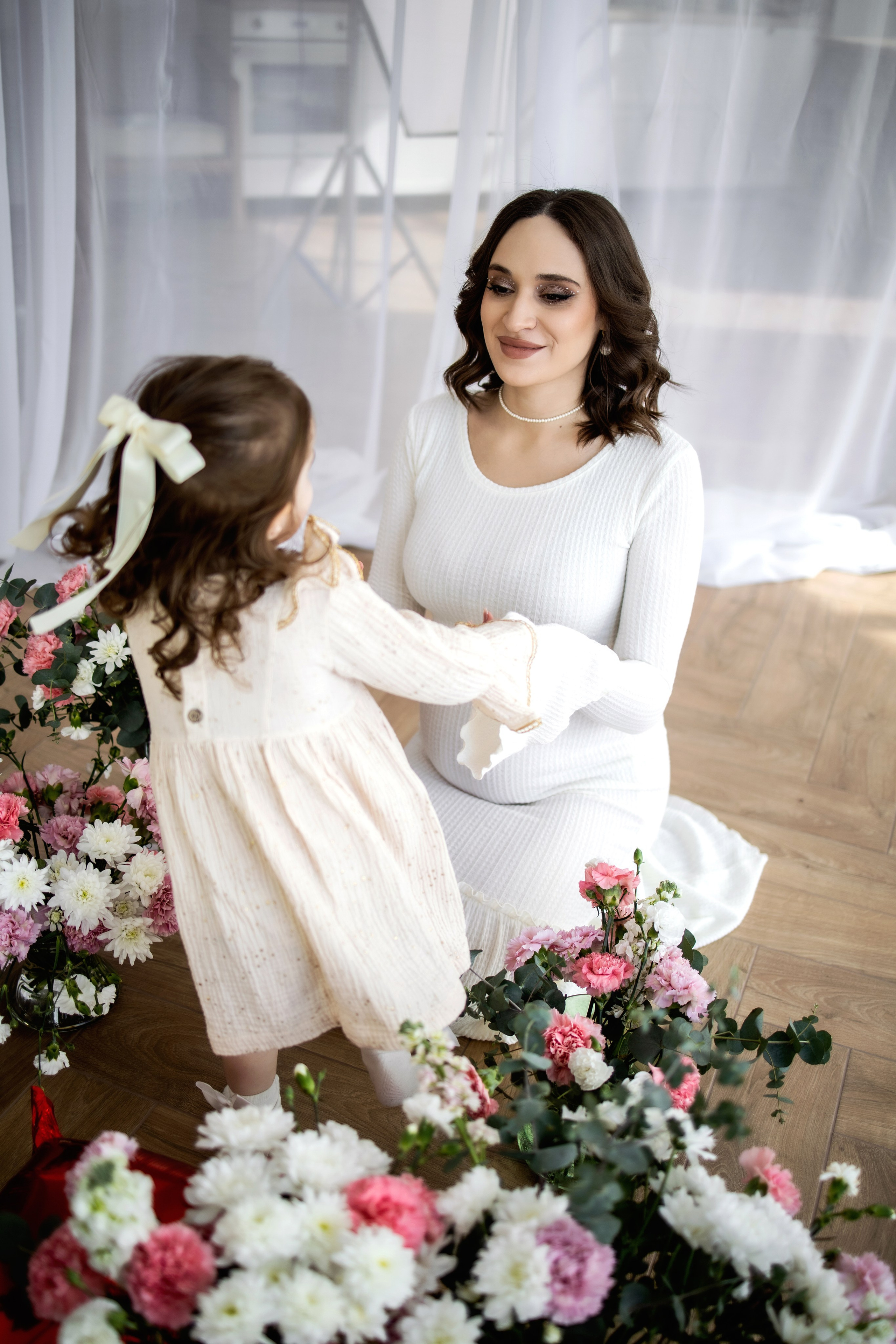 Вова, Диана и Вероника в ожидании. Фотограф Надежда Лукьянова