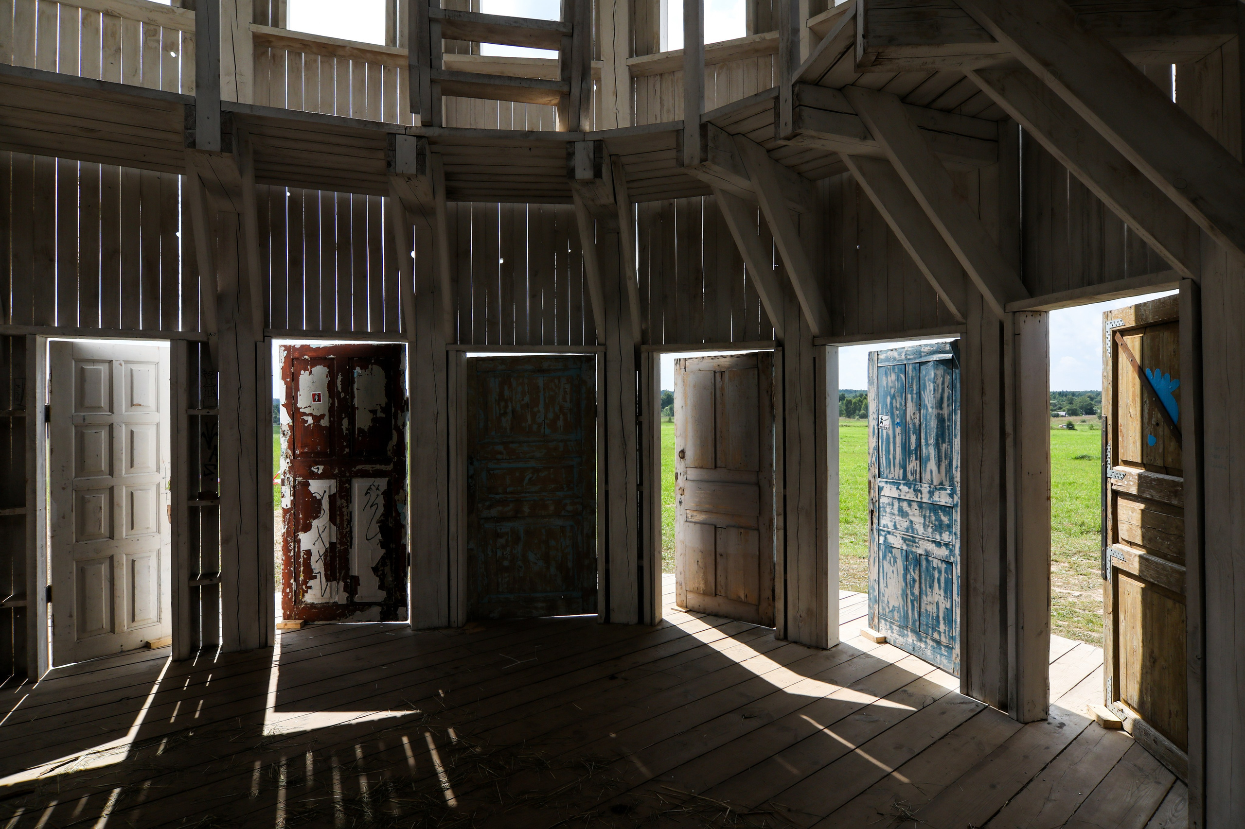 Architecture Park in Nikola-Lenivets, Kaluga region, Russia
