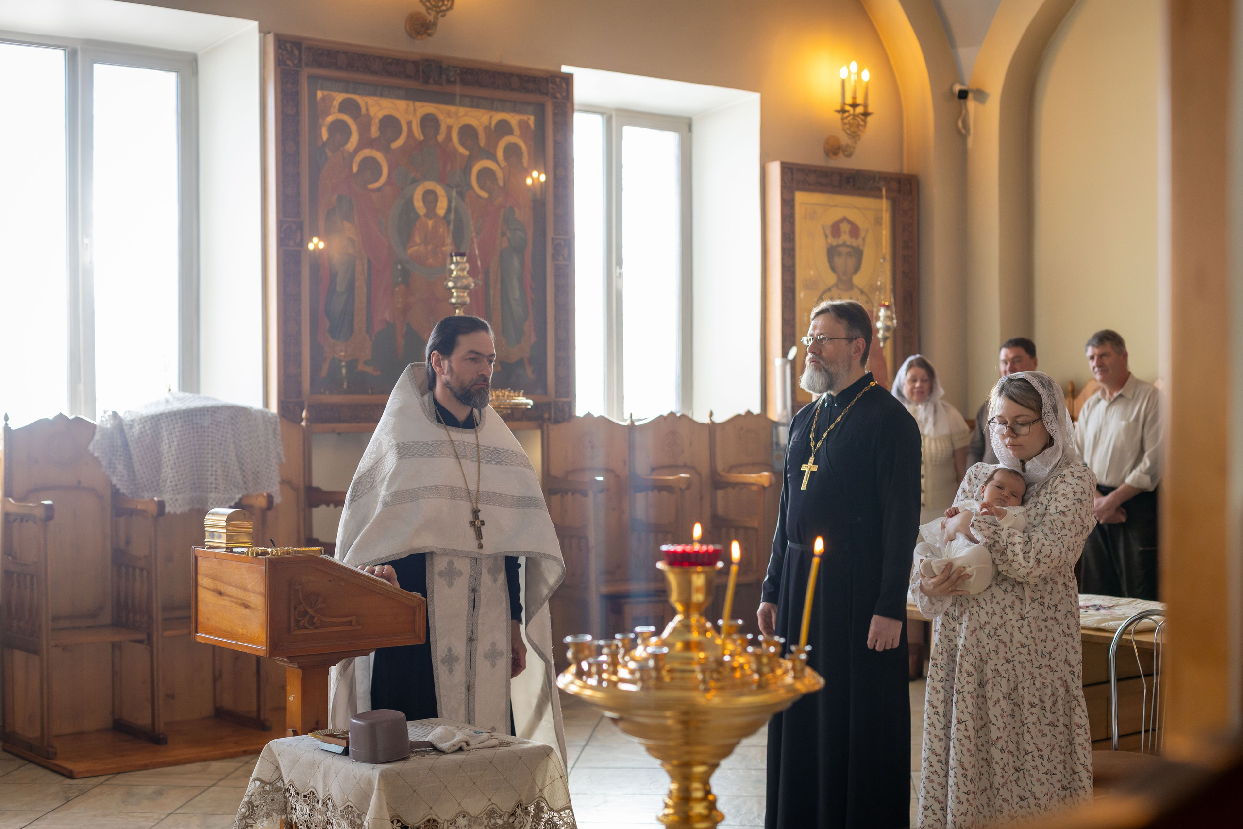 Крещение Милании. Семейный и детский фотограф Анна Петракова