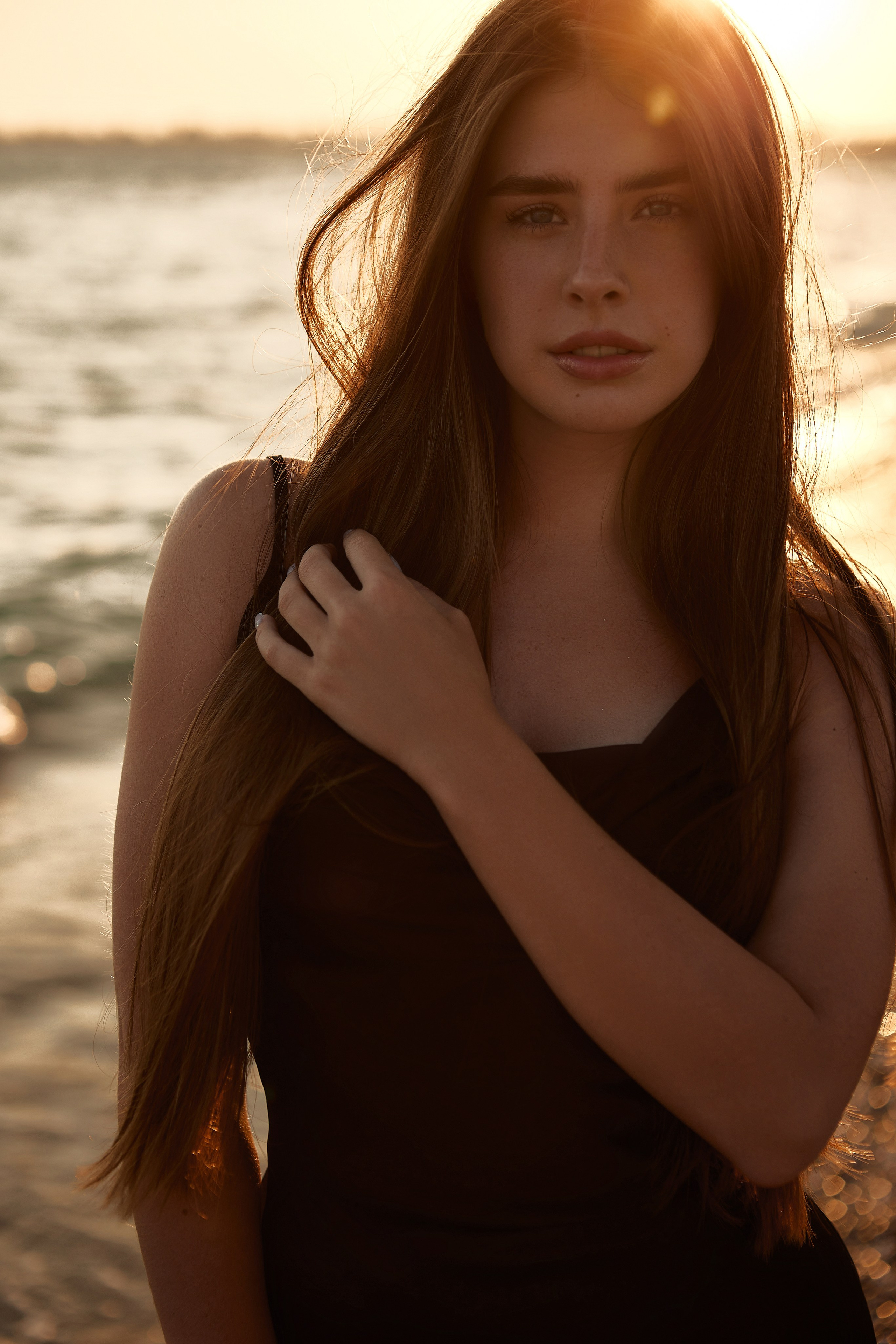 Фотосессия на закате у моря в Евпатории. Фотограф в Краснодаре и в Евпатории Дарья Белоущенко