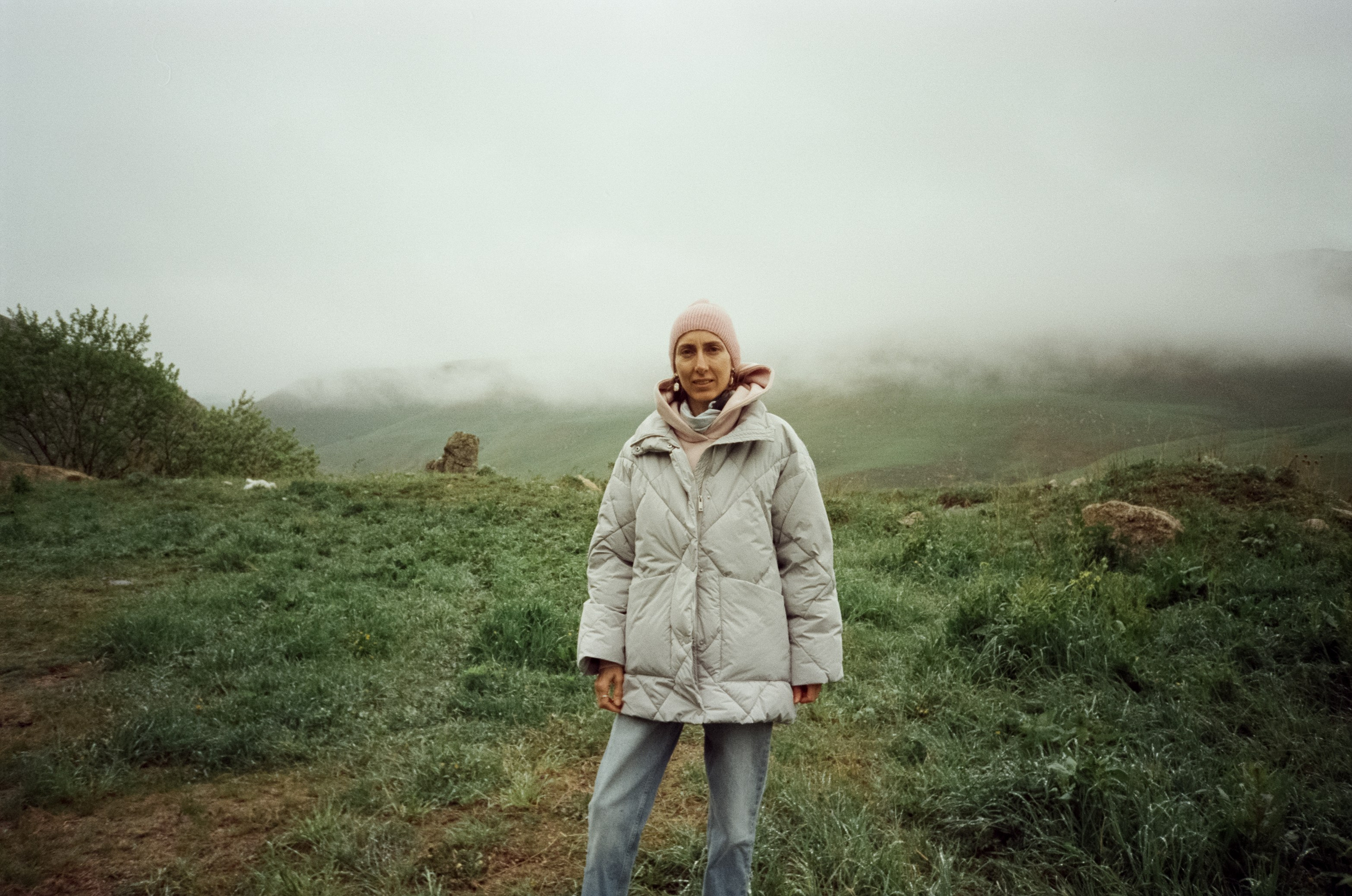 Дорога на Джилы-Су в дождливое утро. Туман. Фотограф-документалист Мария Осокина