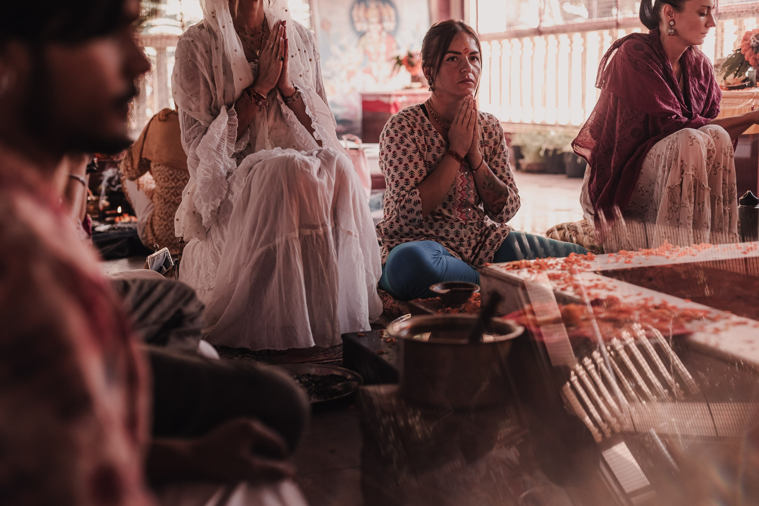 Navaratri yajna at Devraha Baba Ji ashram. Мариам Багдасарян