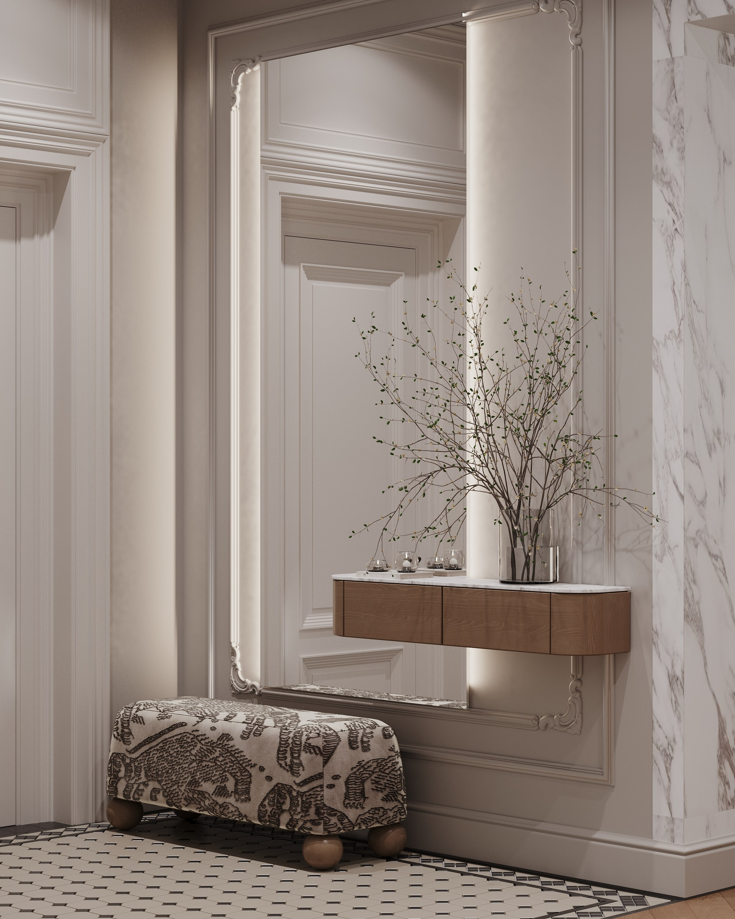 Жк Легенда Московский 65/ Санкт-Петербург/ 107кв.м. Ксения Барабаш дизайнер интерьера в Санкт-Петербурге