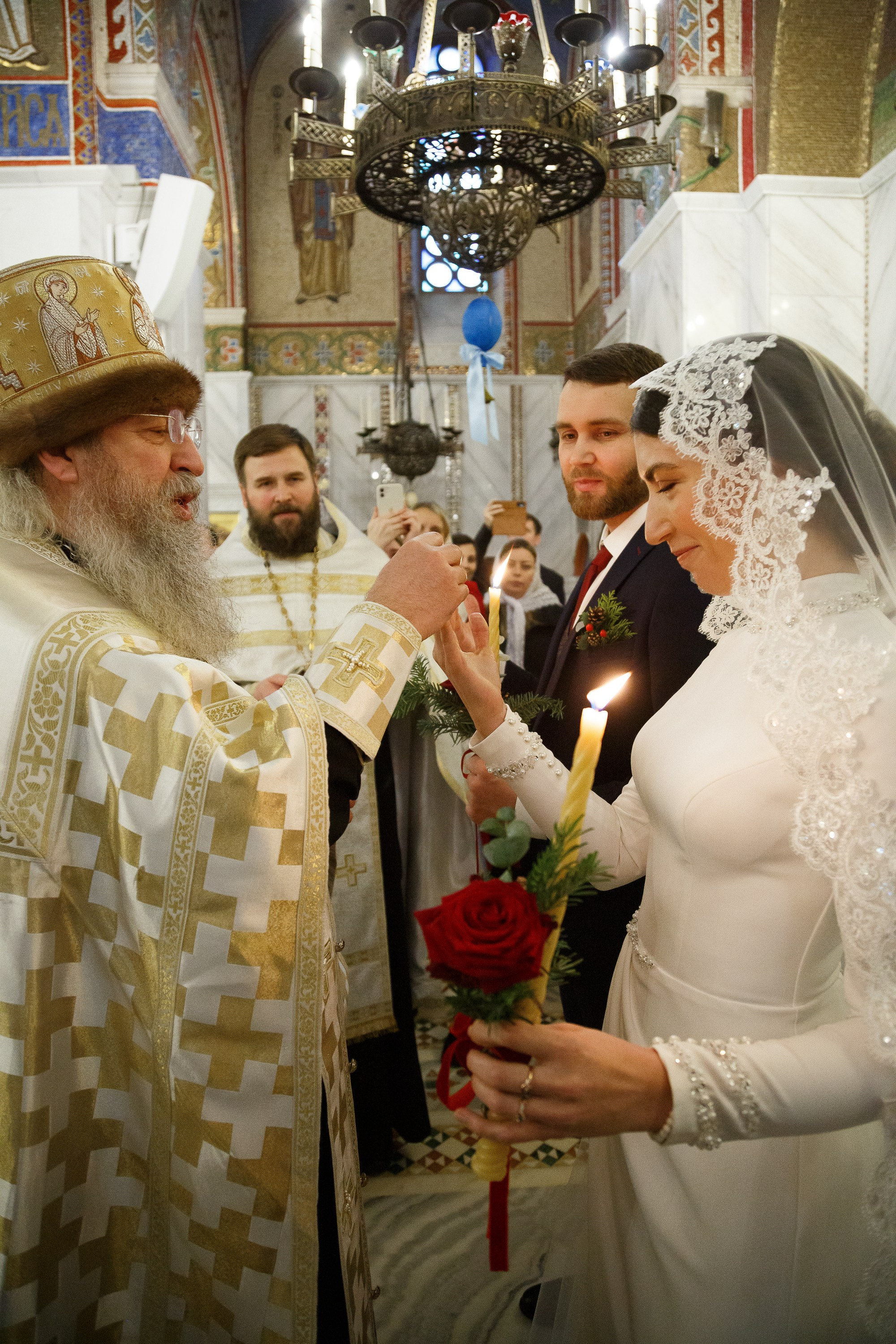Венчание в храме Покрова Пресвятой Богородицы в Ясенево