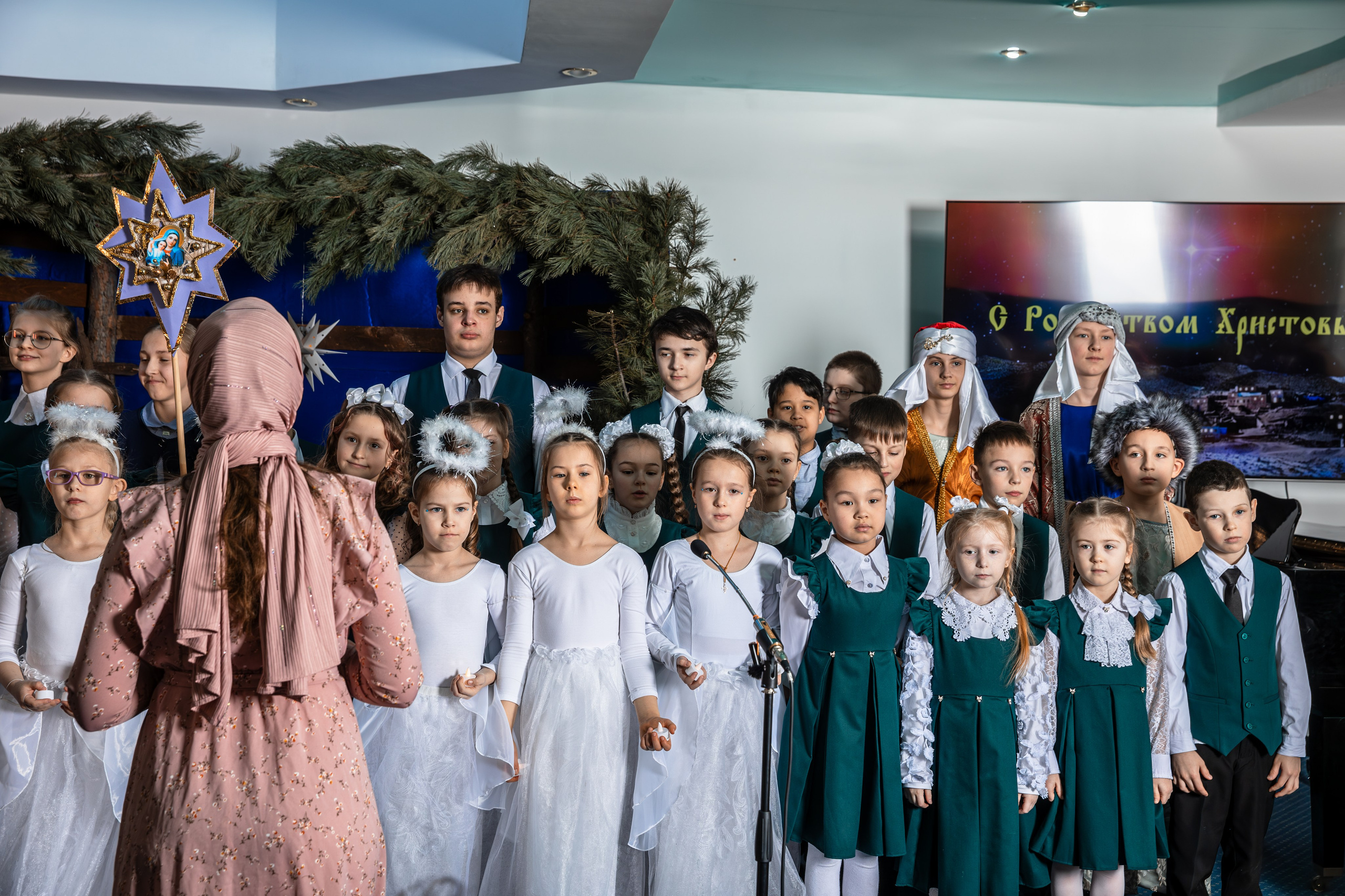 Рождество Воскресная школа 2025. Фотограф Таинств Крещение и Венчания г. Магадан Власова Ульяна
