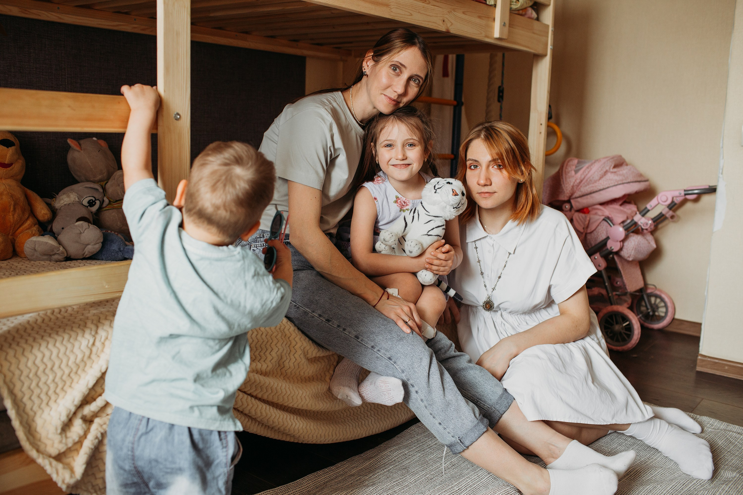 Юра, Катя, Лиза, Настя, Андрей. Семейный фотограф Томск