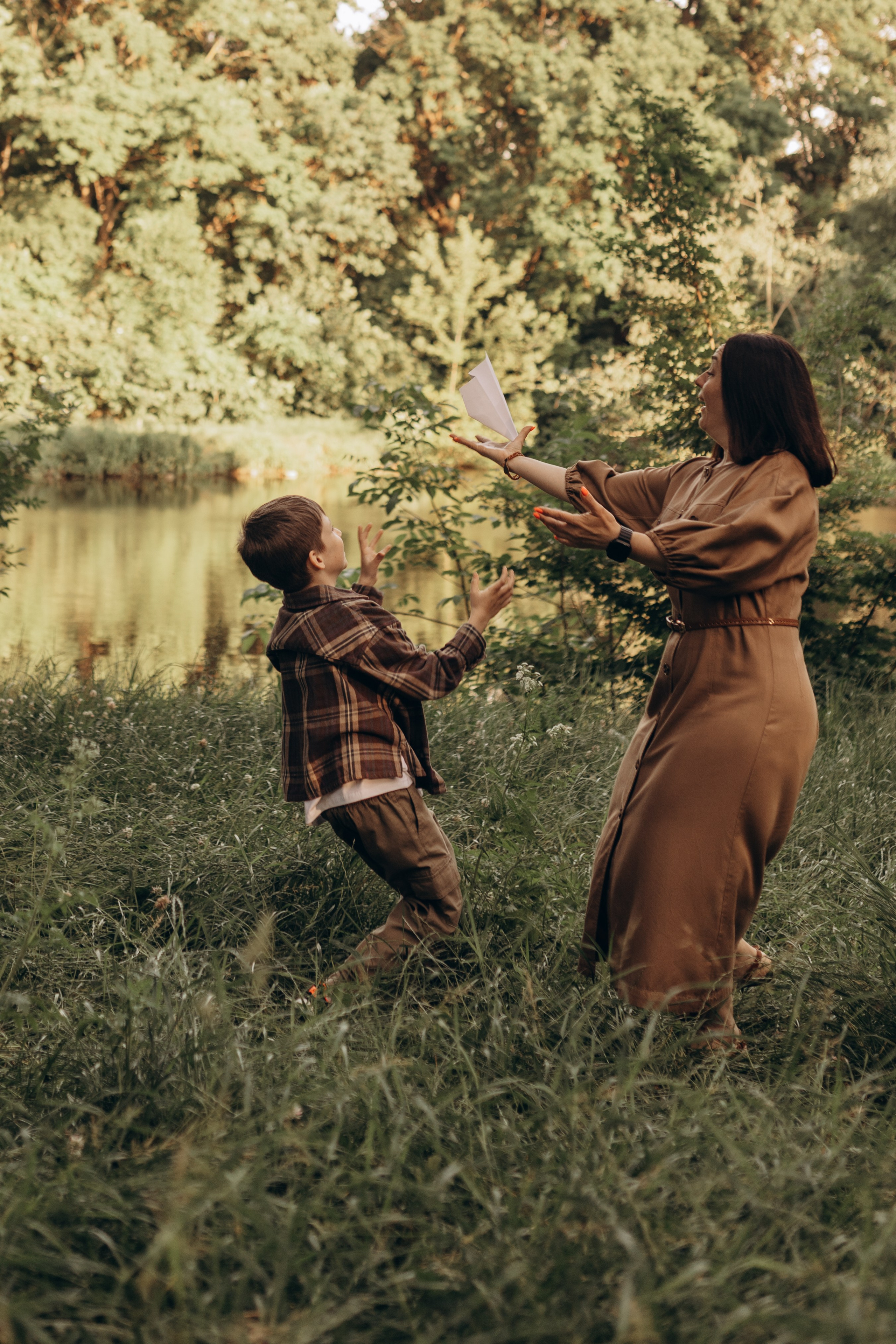 Прогулка по Ртищевскому пруду с прекрасной семьёй Ларисы её мамой и сыном Глебом. Фотограф в Ставрополе Svetlana Matveeva