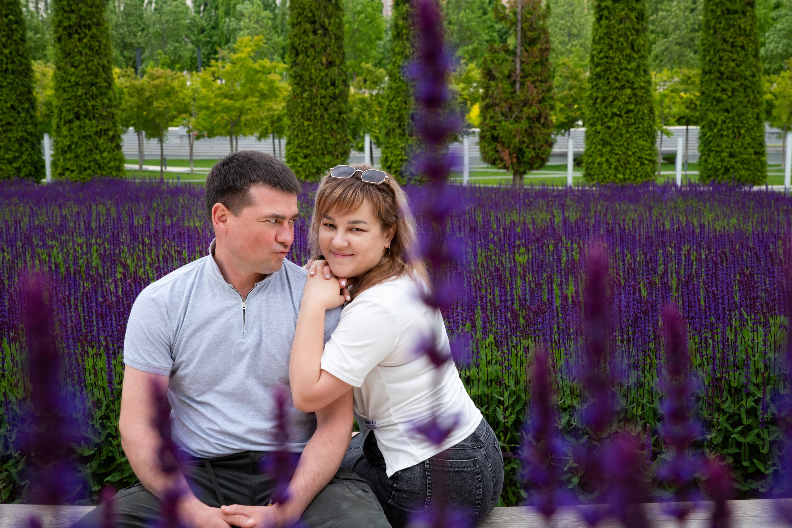 Семья Ирины в парке Галицкого. Фотограф в Краснодаре Анна Карелина