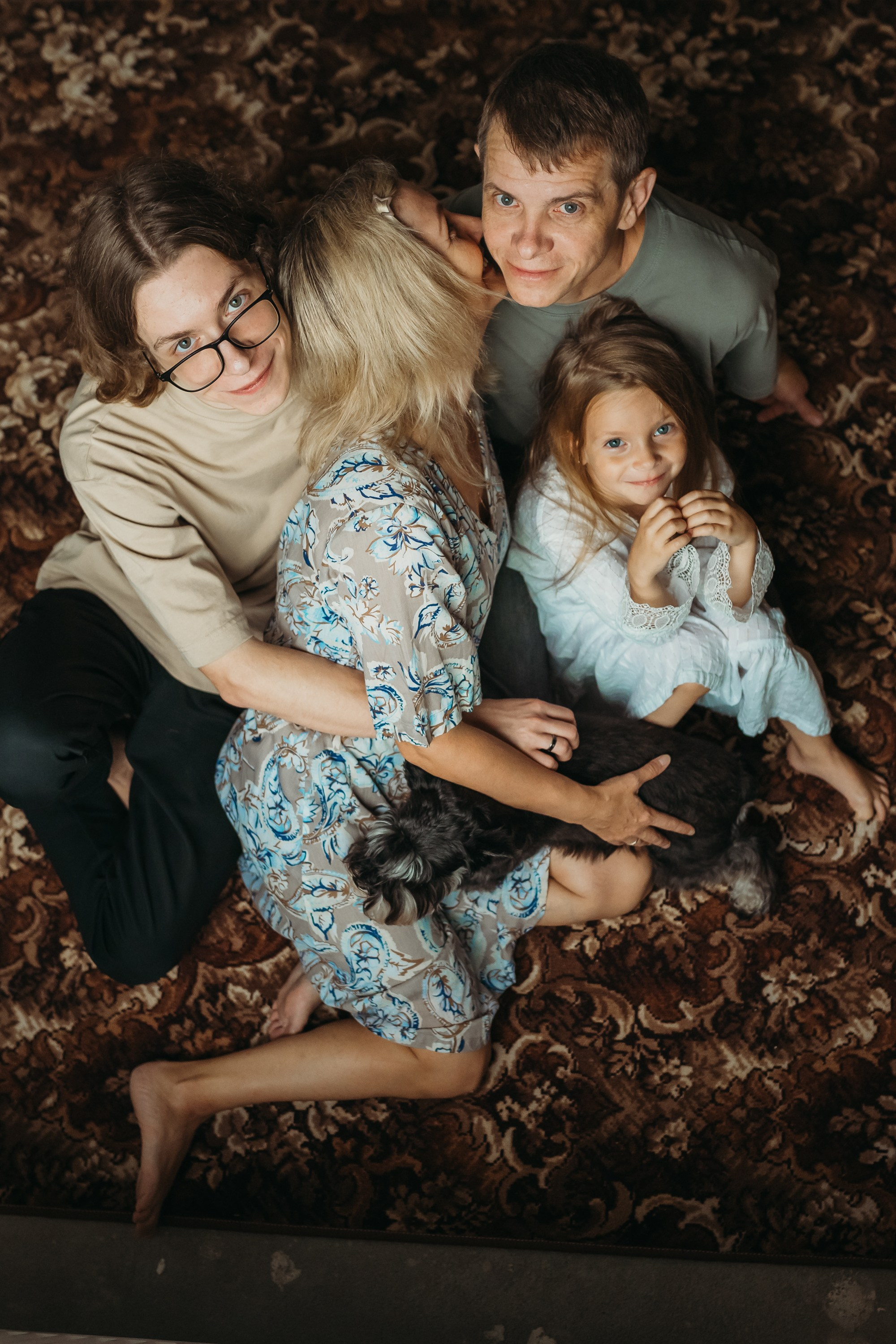 Марина, Леша, Саша и Маша. Семейный и детский фотограф в Новосибирске и Краснообске — Анна Ким