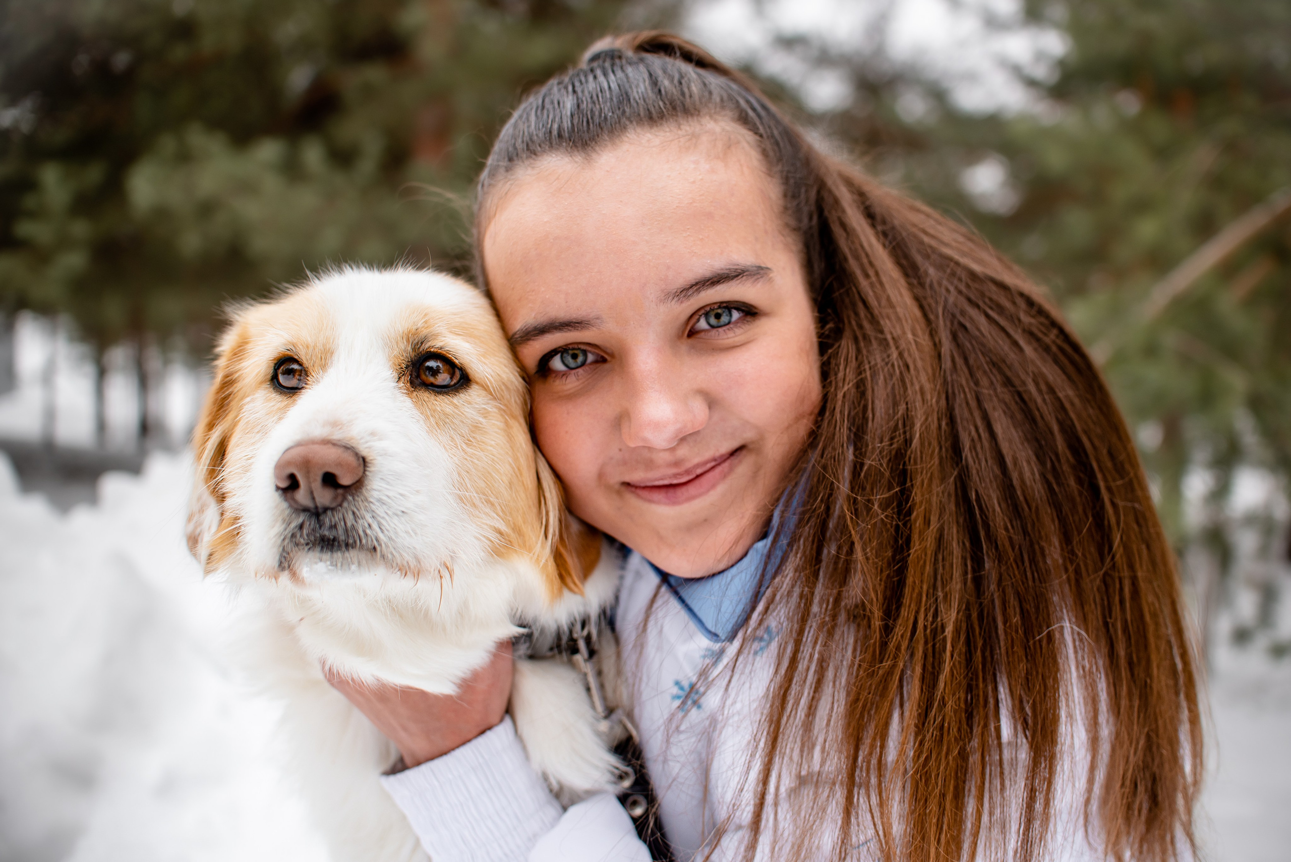 Прогулочная фотосессия с собакой. Фотограф Макс Огурцов в Нижнем Новгороде