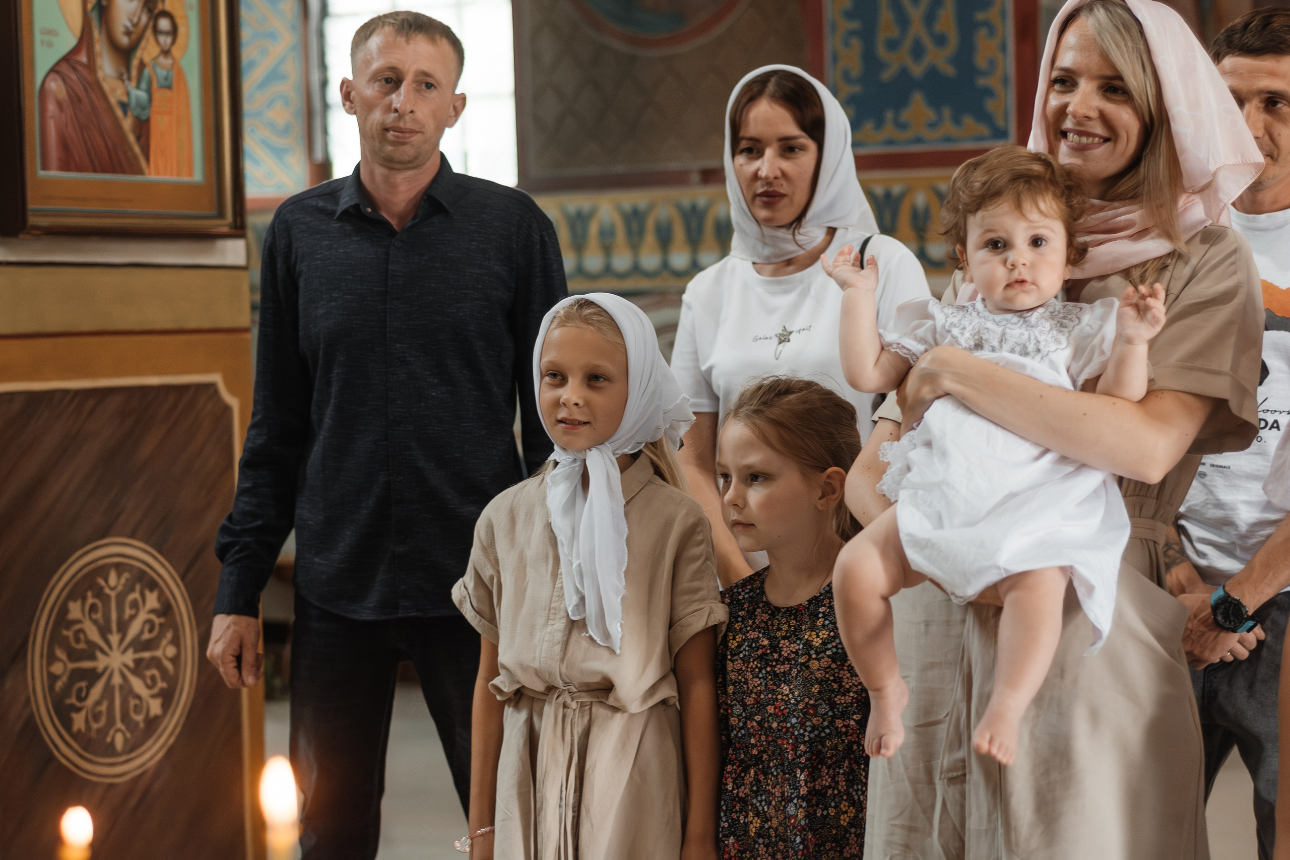 Фотосессия крещения Виктории, Таганрог. Семейный и детский фотограф Кущ Наташа