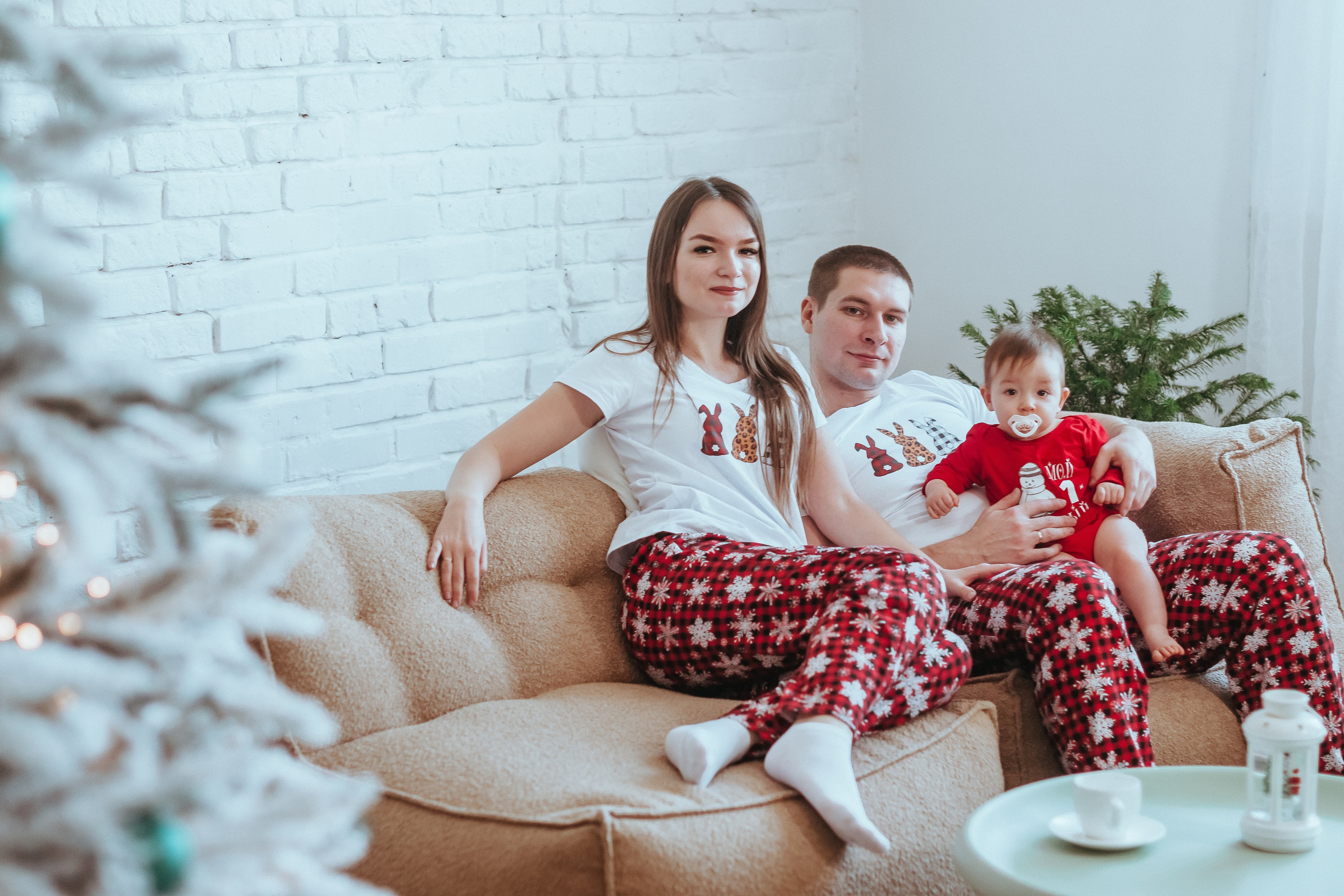 Новогодняя семейная фотосессия Кемерово