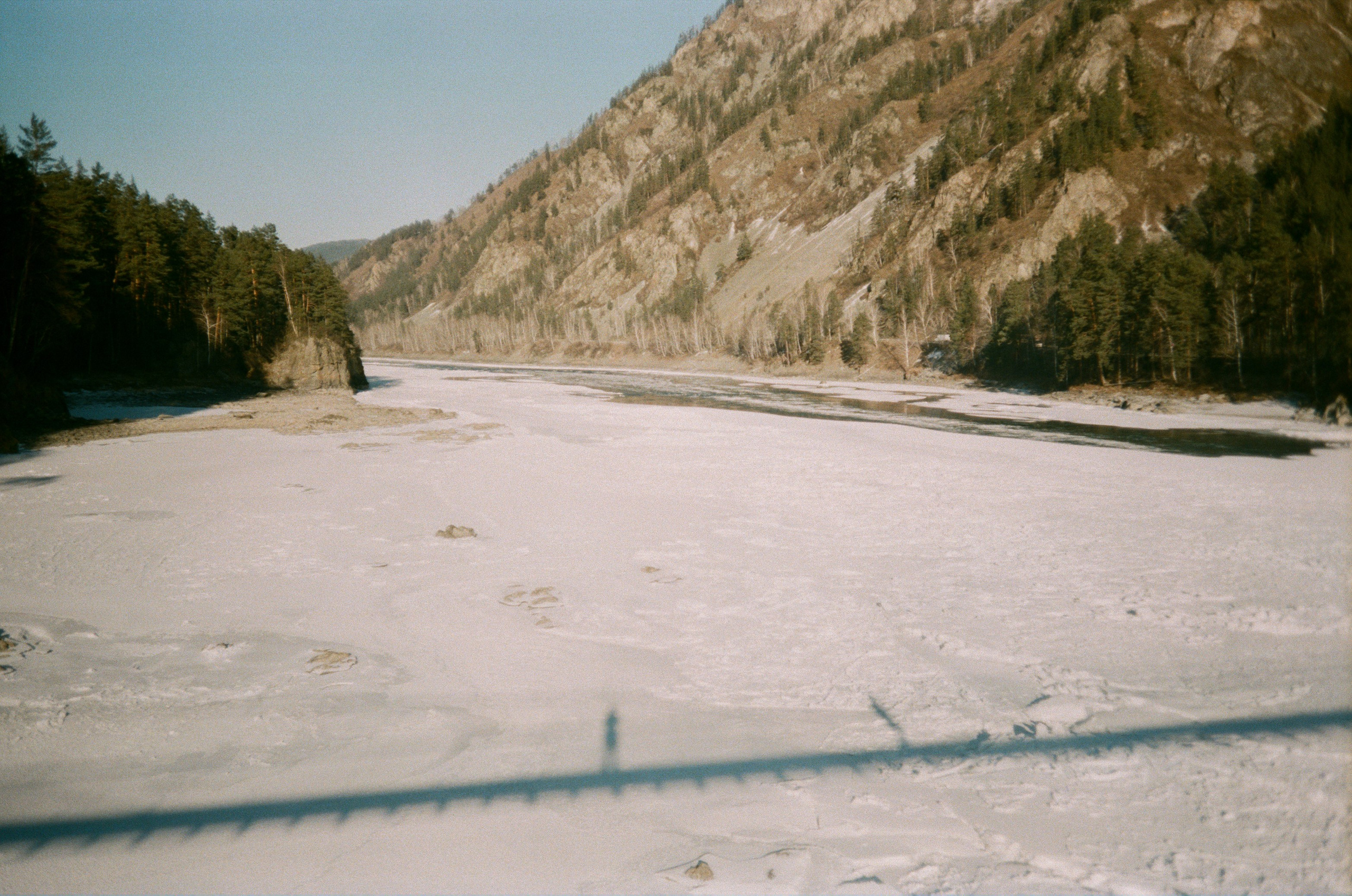 Мост к Камышлинскому водопаду, Белые Скалы