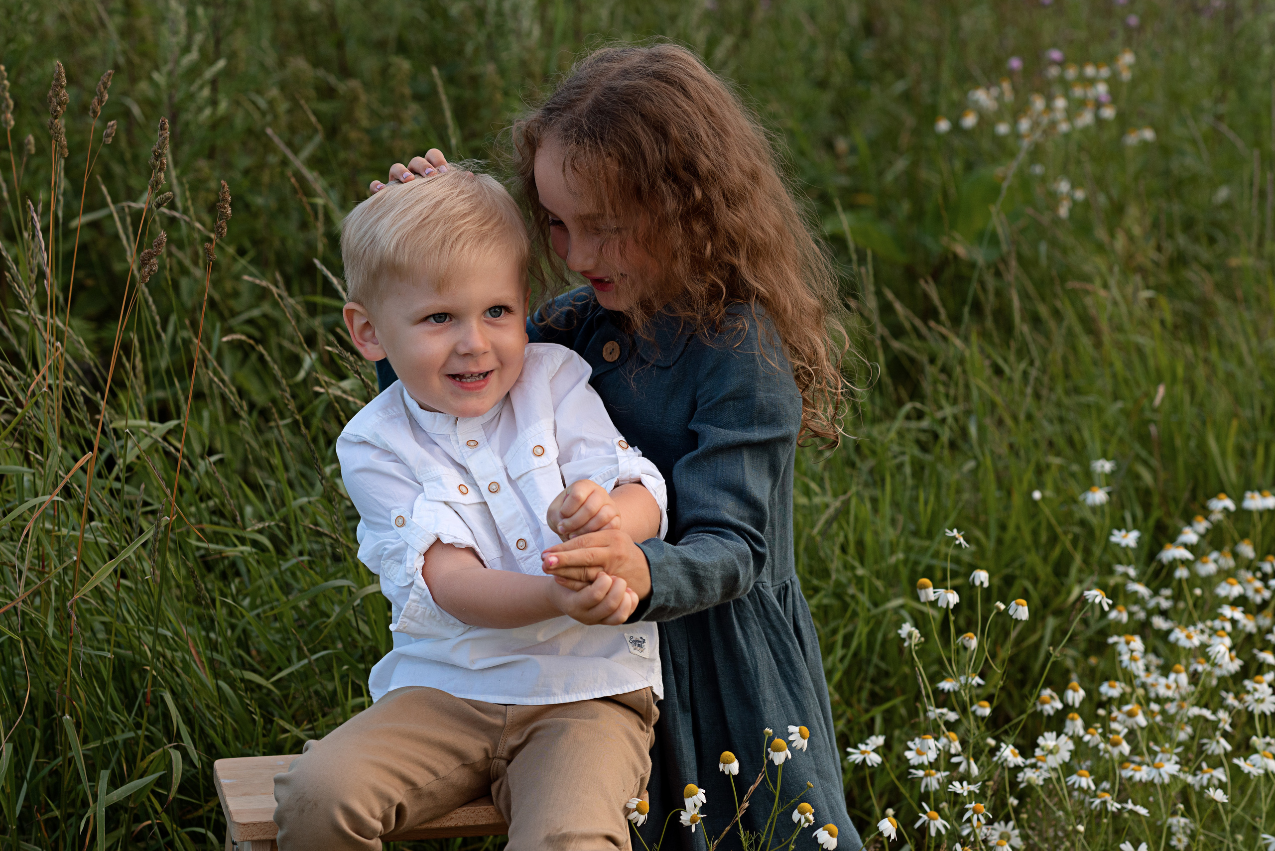 Брат и сестра. Семейный и детский фотограф в Санкт-Петербурге Скибо Марина