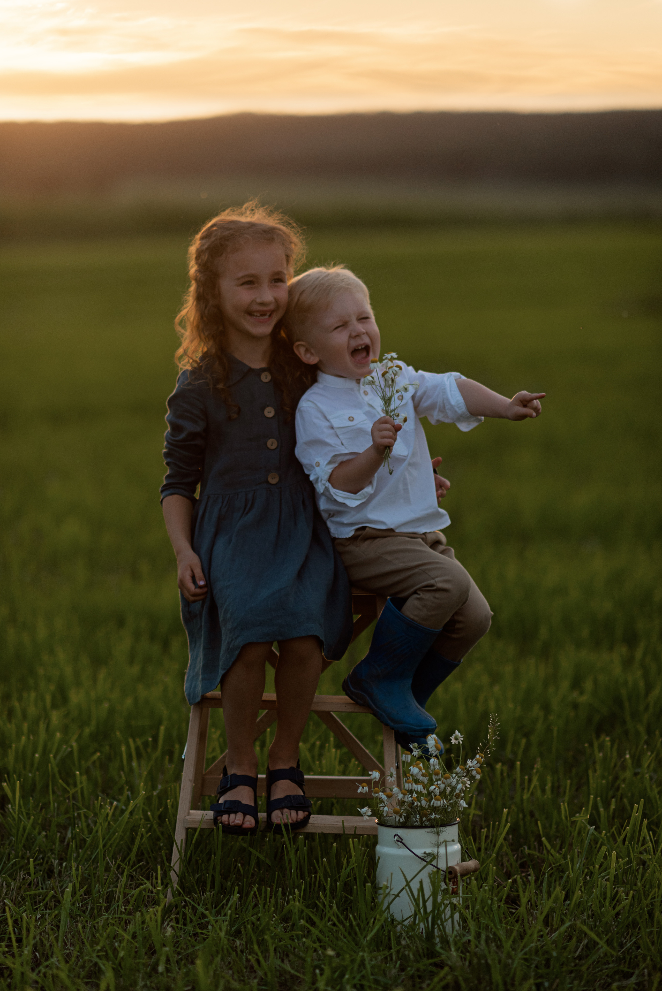 Брат и сестра. Семейный и детский фотограф в Санкт-Петербурге Скибо Марина