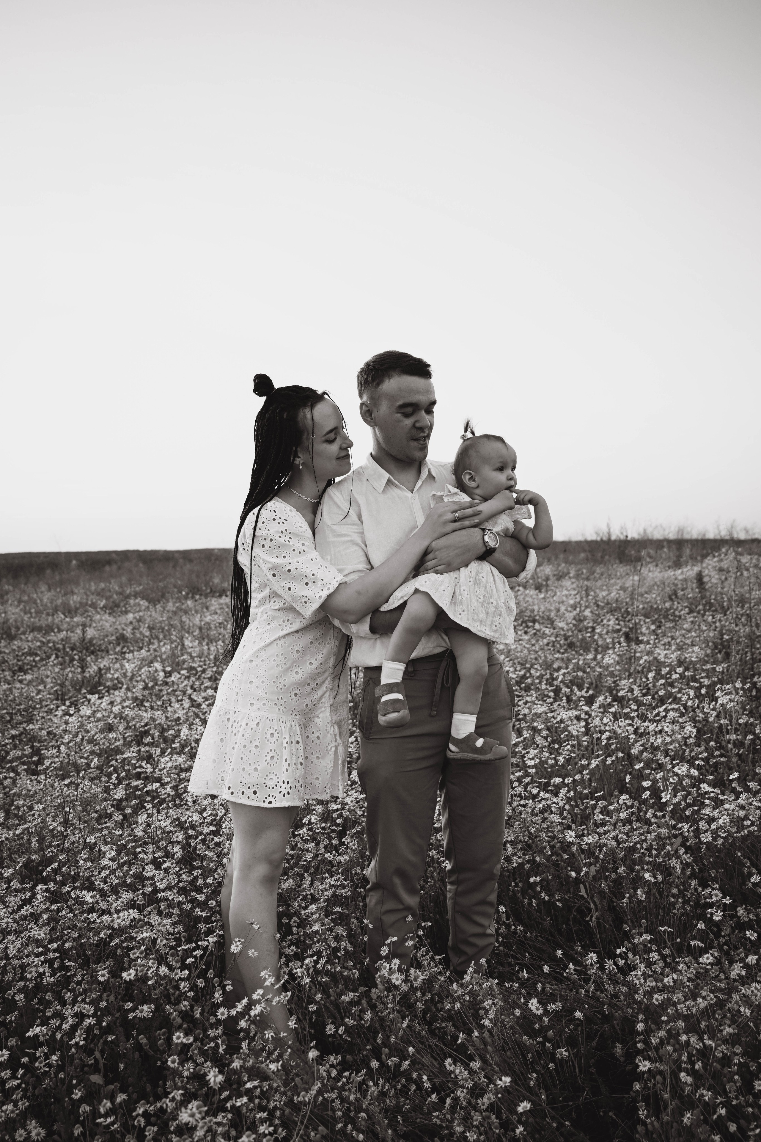Ромашковое поле. Семейный фотограф в Москве Люберцах Ирина Вронская