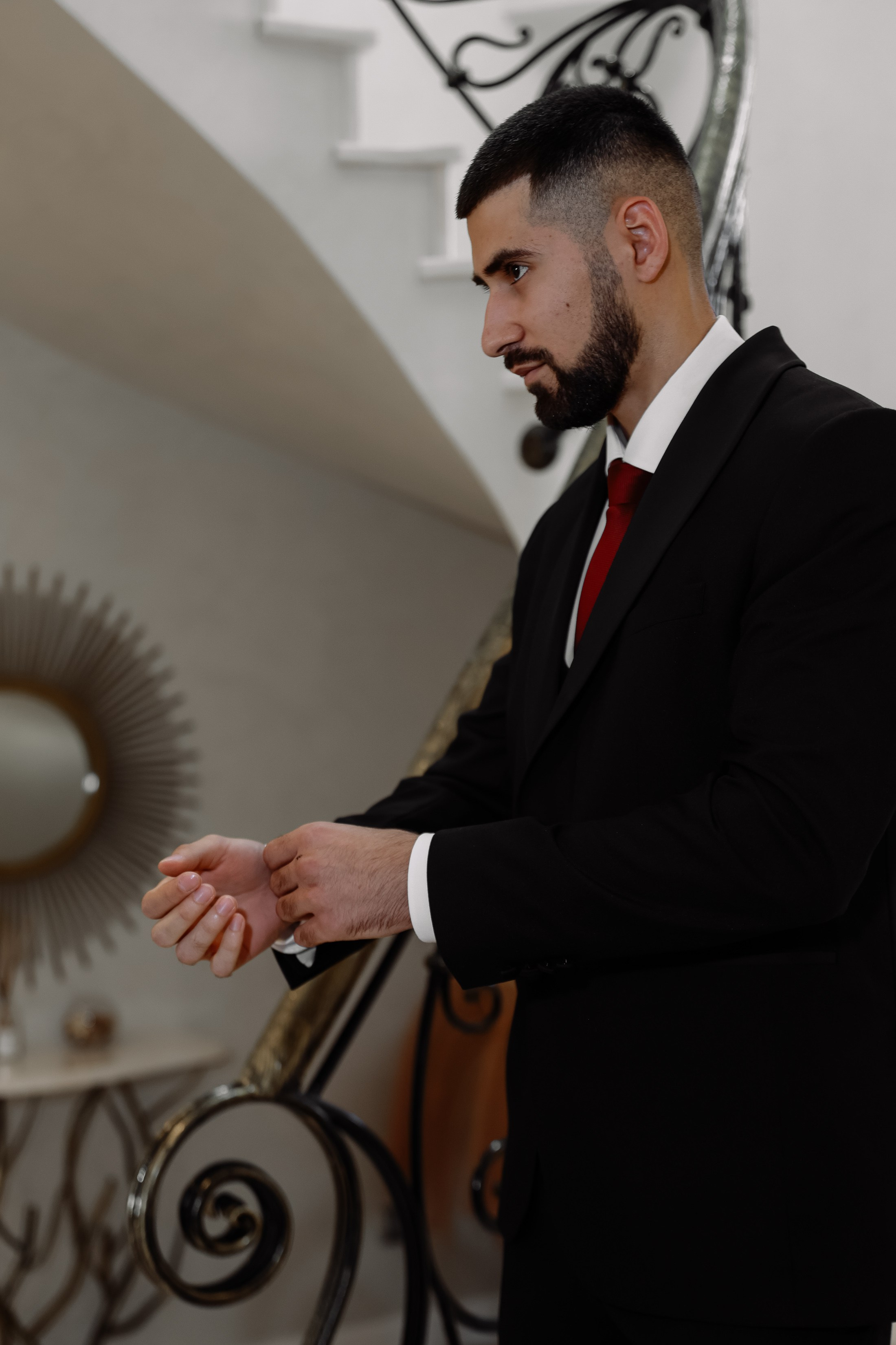 Сборы жениха. Фотограф Юлия Мальцева