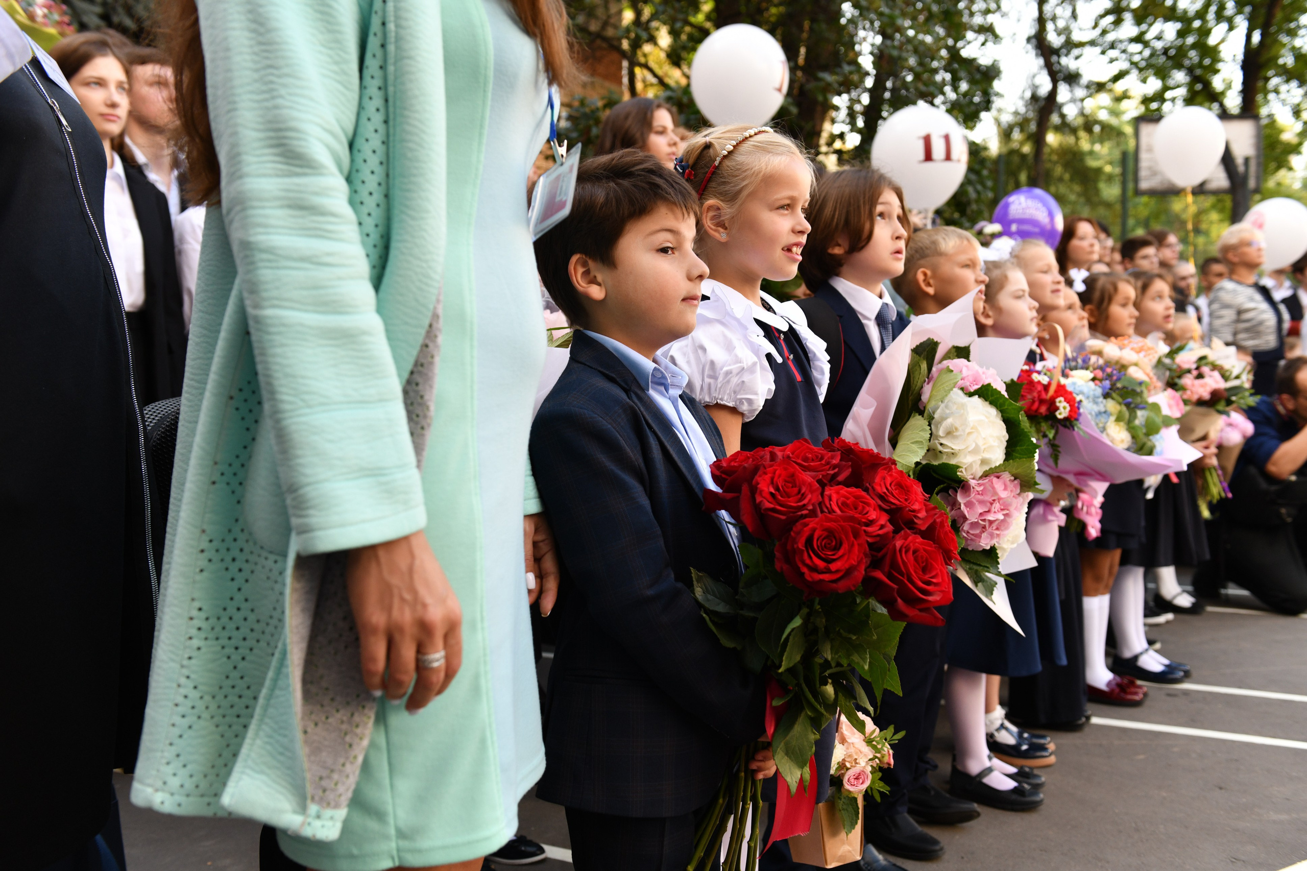 Линейка 1 класс. Свадебный и портретный фотограф в Москве Галина Борисова