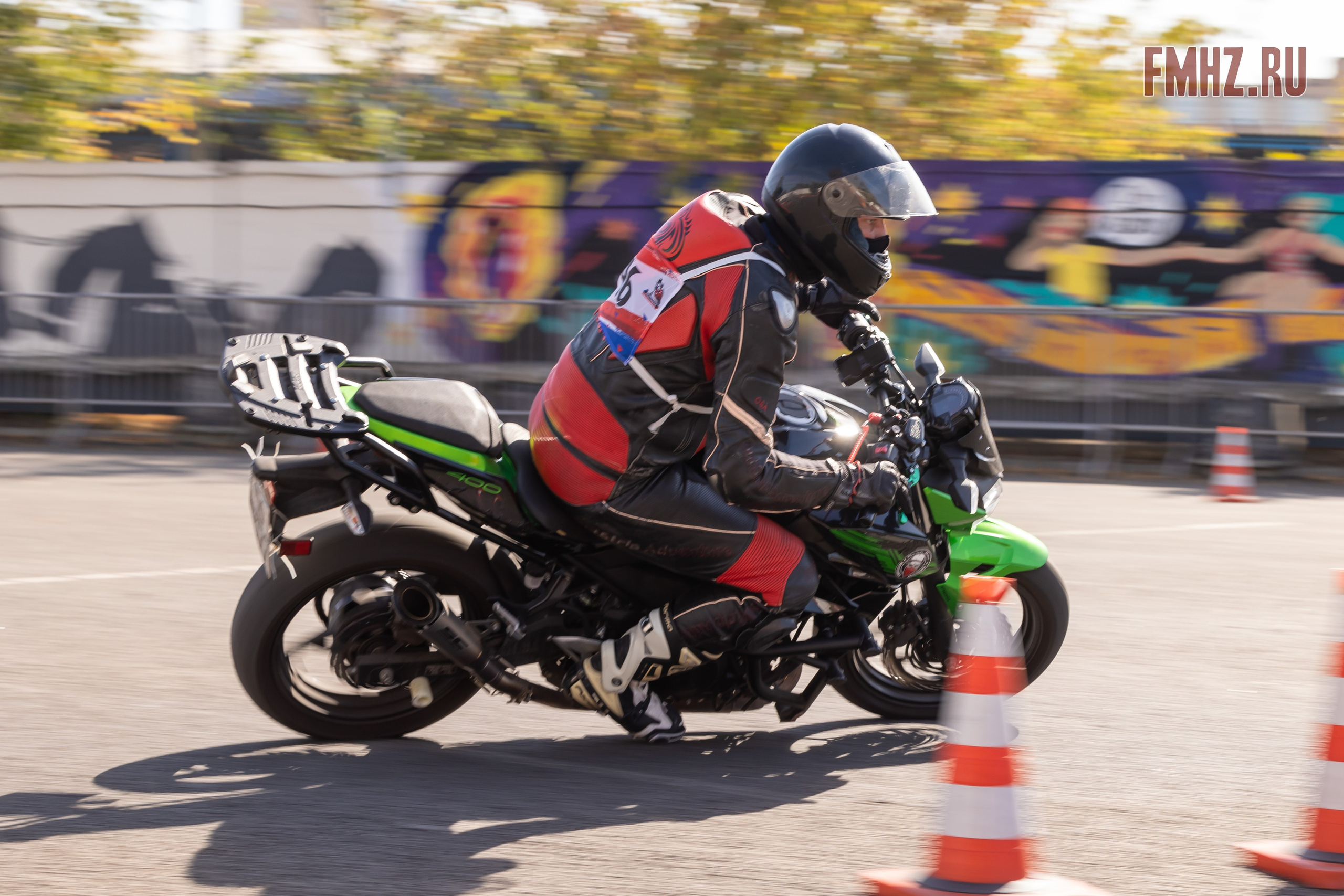 Соревнования по мотоджимхане на площадке Мосгортранс 15.09.2024. Фотограф Владимир Охрименко