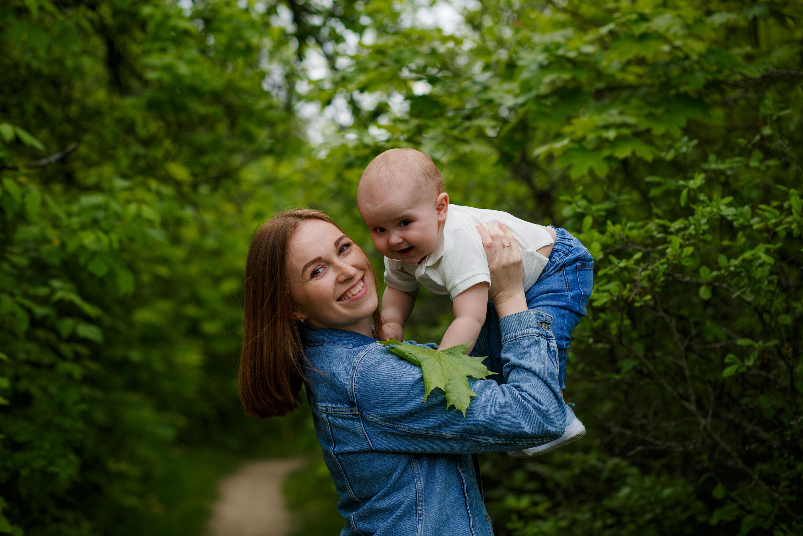 Семейная фотосессия на природе. Фотограф Яков Поспехов