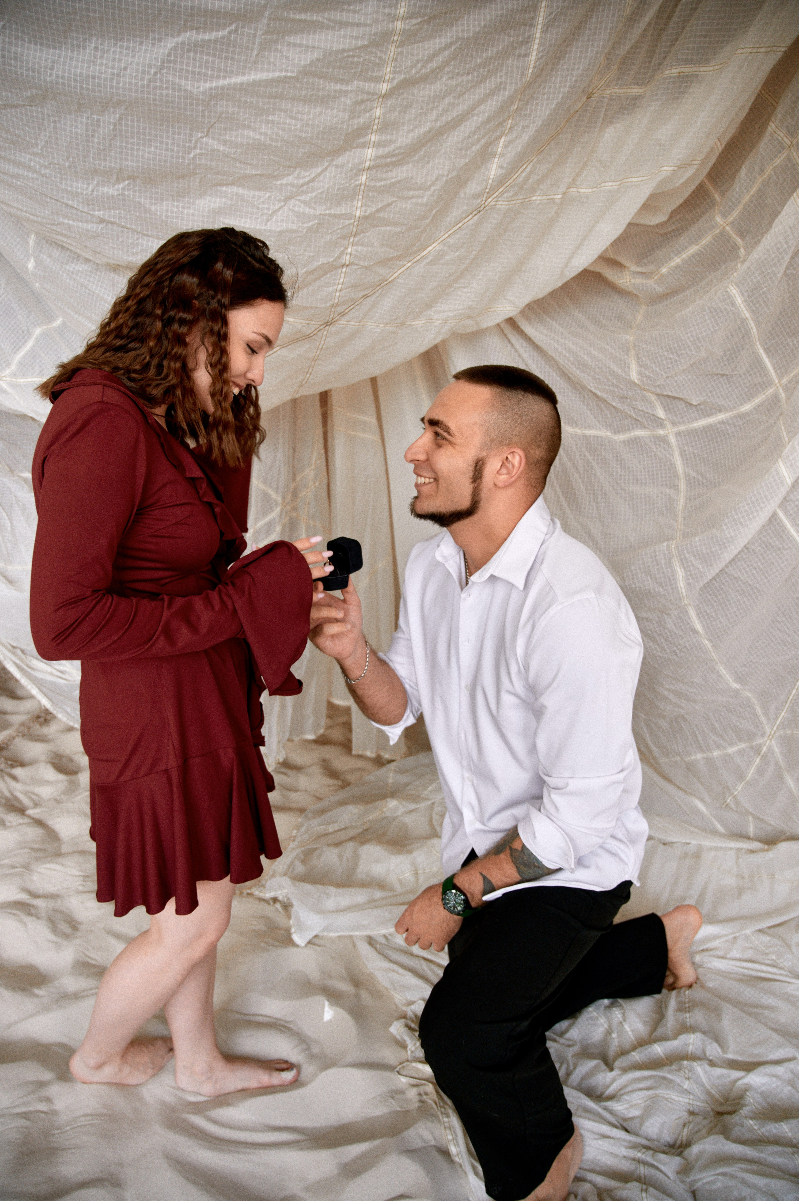 Предложение руки и сердца — романтическая фотосессия в Новокузнецке