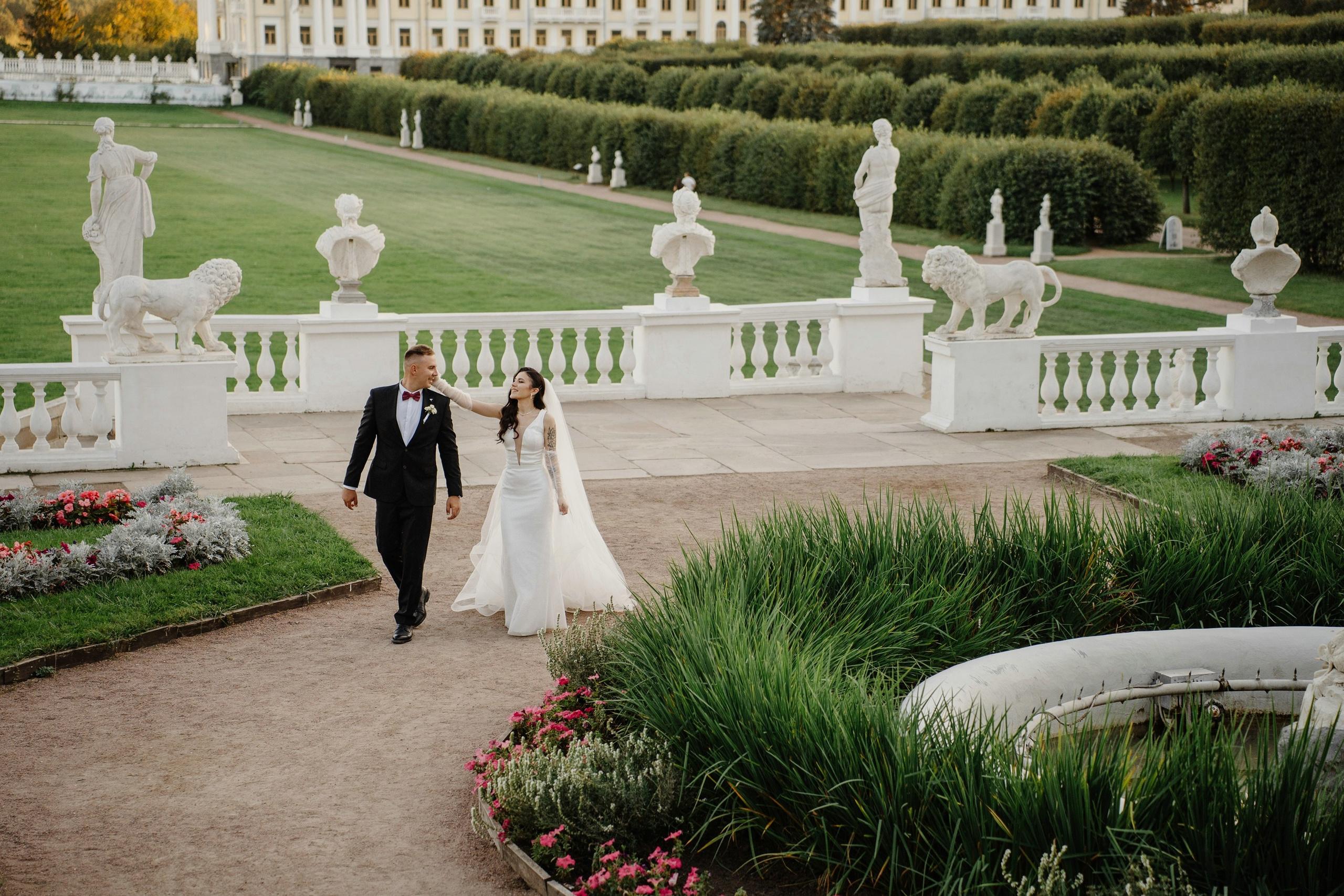 Свадьба в усадьбе Архангельское. Свадебный и семейный фотограф в Москве Светлана Зоткина