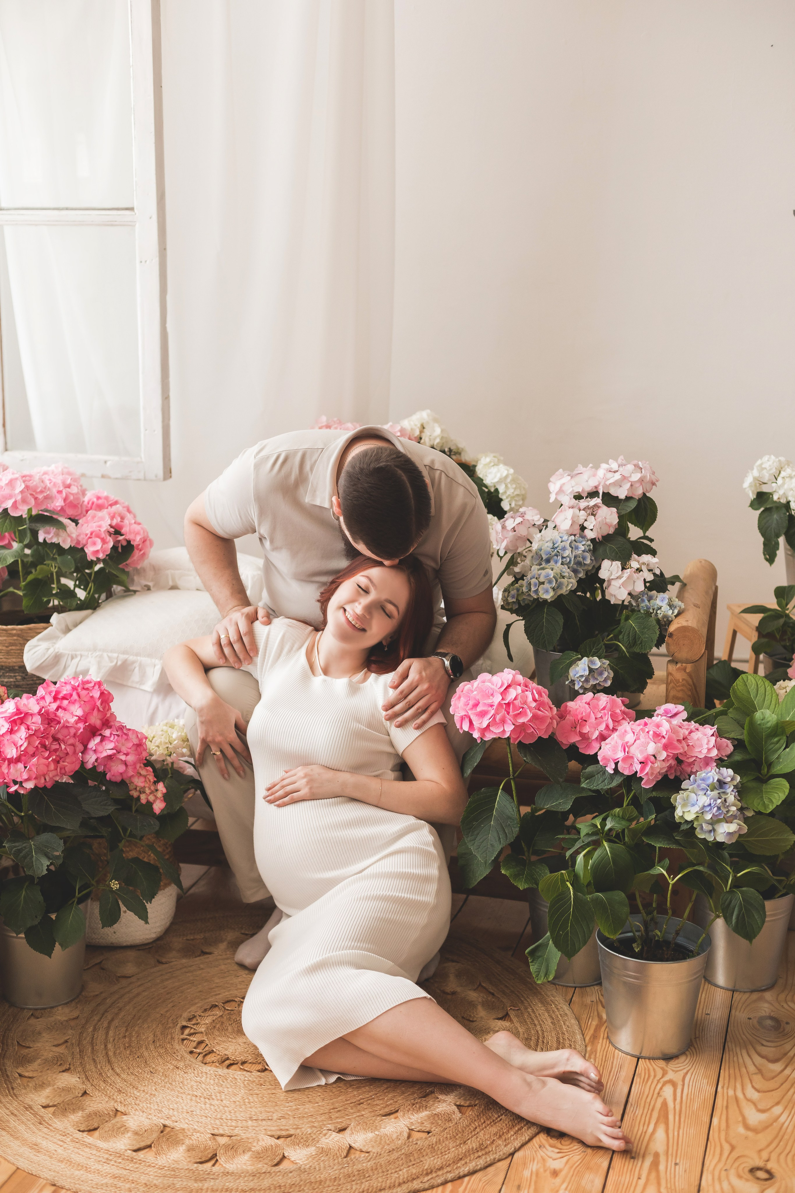 Гортензия в студии. Семейный и детский фотограф Краснодар Валерия Власенко